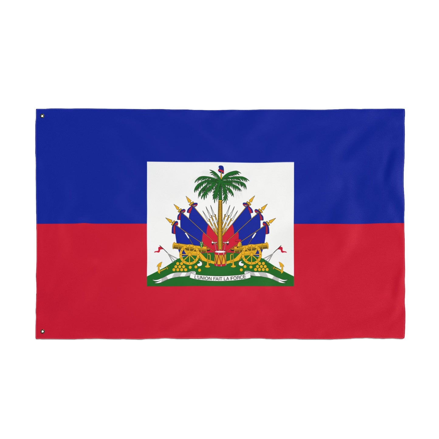 Haiti Flag Double Sided Flag | Nylon Garden Banner, 2-Sided Haitian Flag