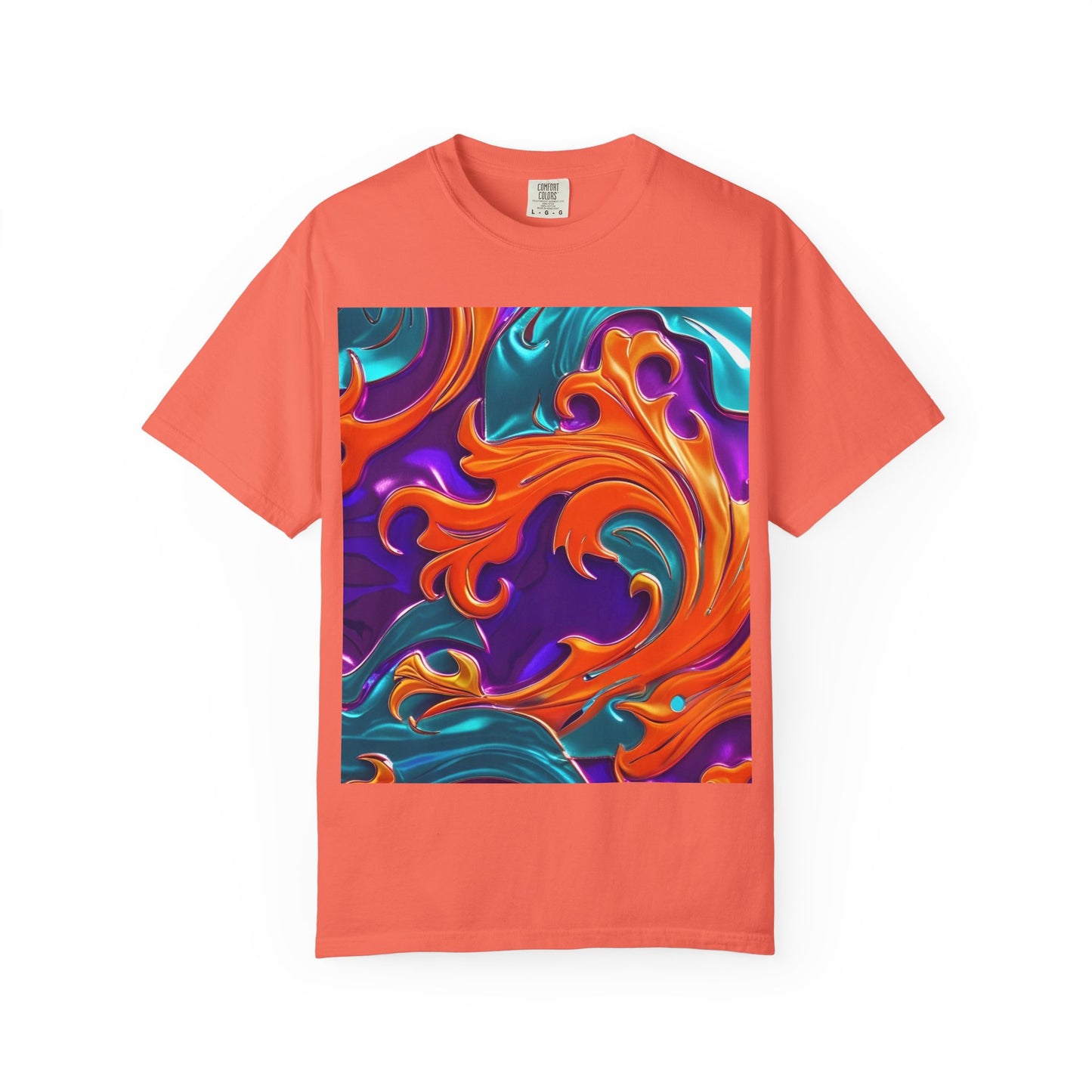 Orange Royal™ Swirl Tee | Bold Luxury