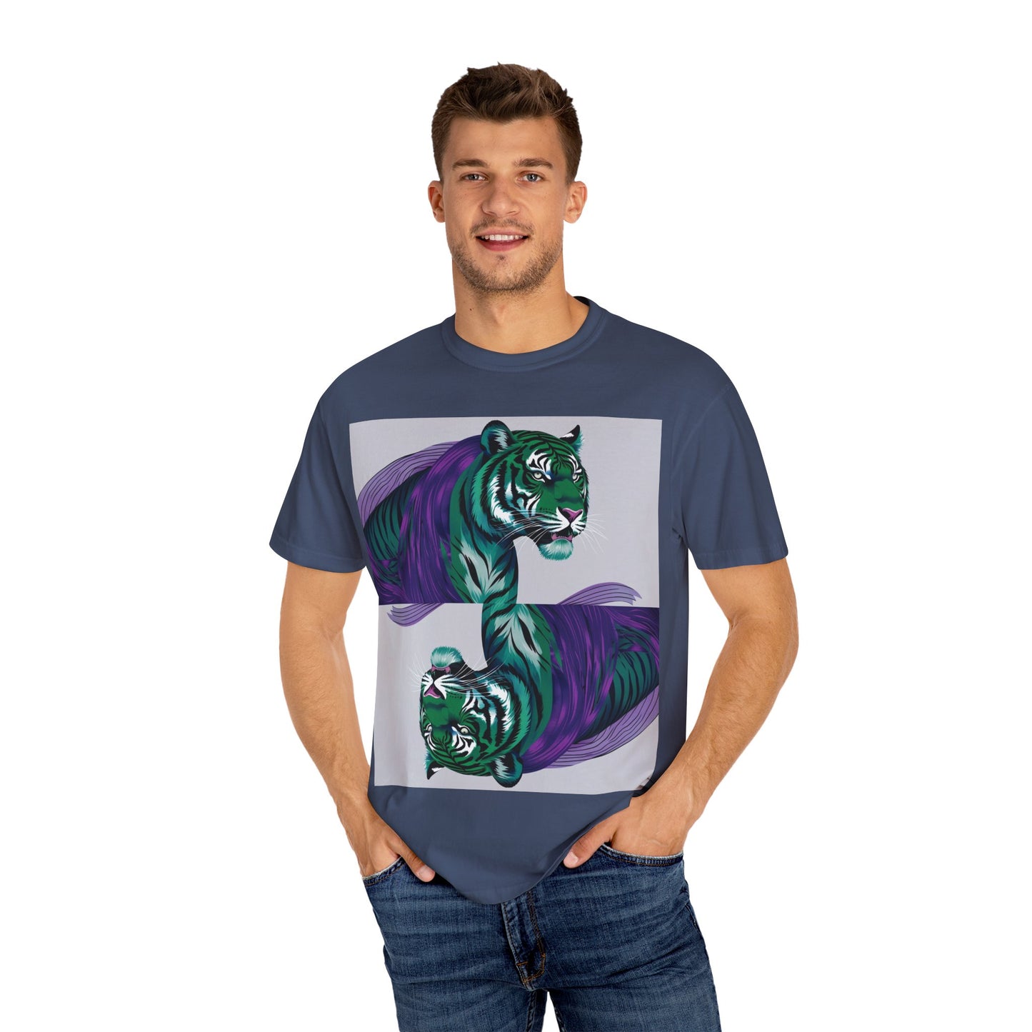 Royal Totems™ Twin Tiger Graphic Tee | Unique Creativity LLC