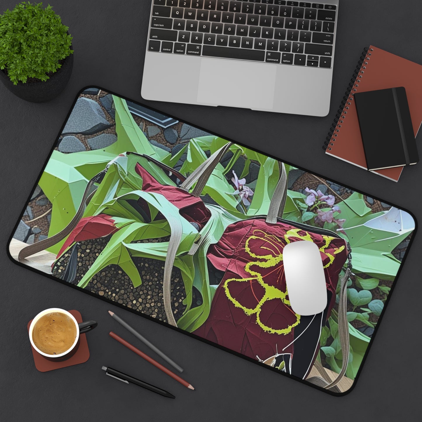 Botanical Flow Desk Mat – Unique Creativity Garden Series