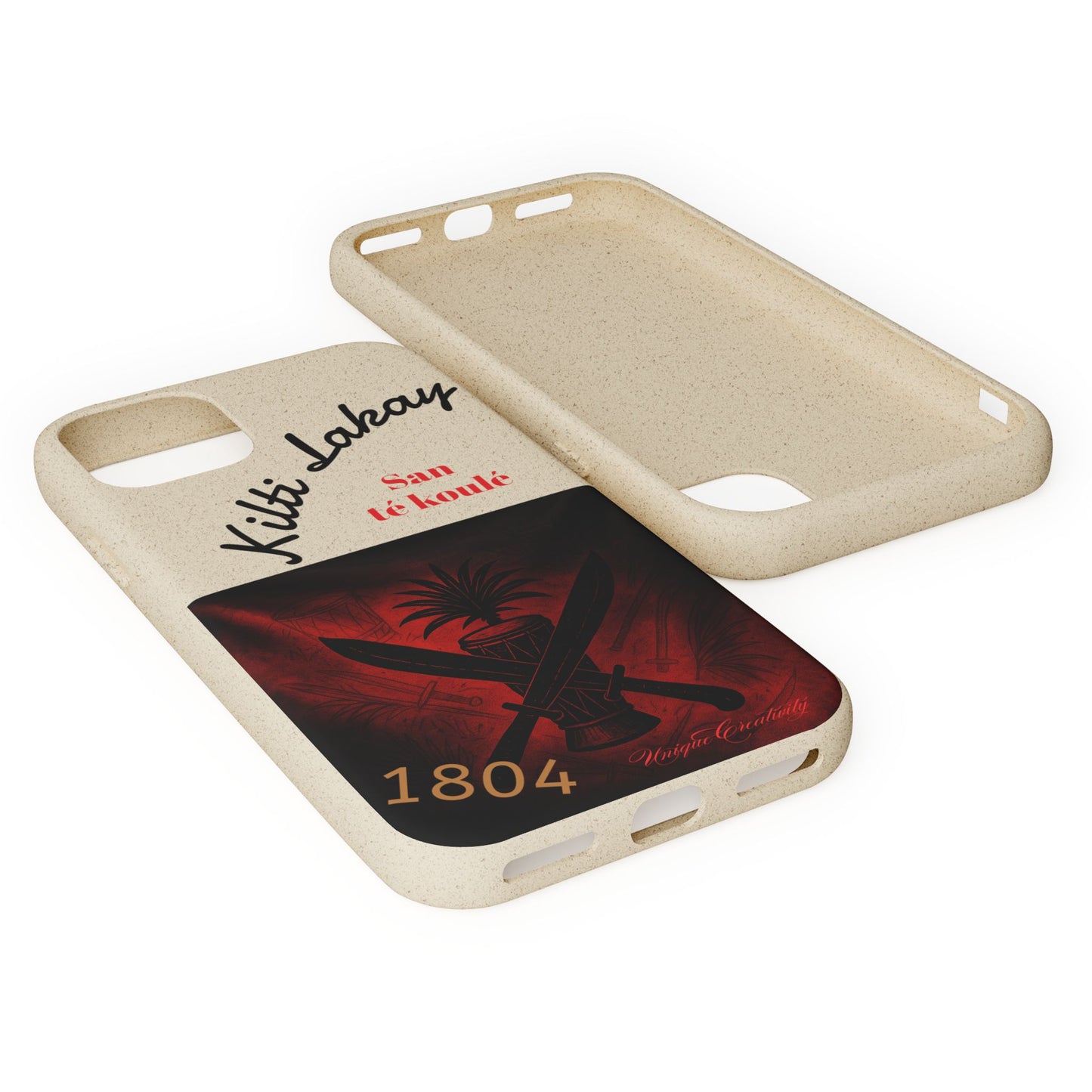 Kilti Lakay™ Eco-Friendly Phone Case | Biodegradable Sustainable Cover, Haitian Heritage