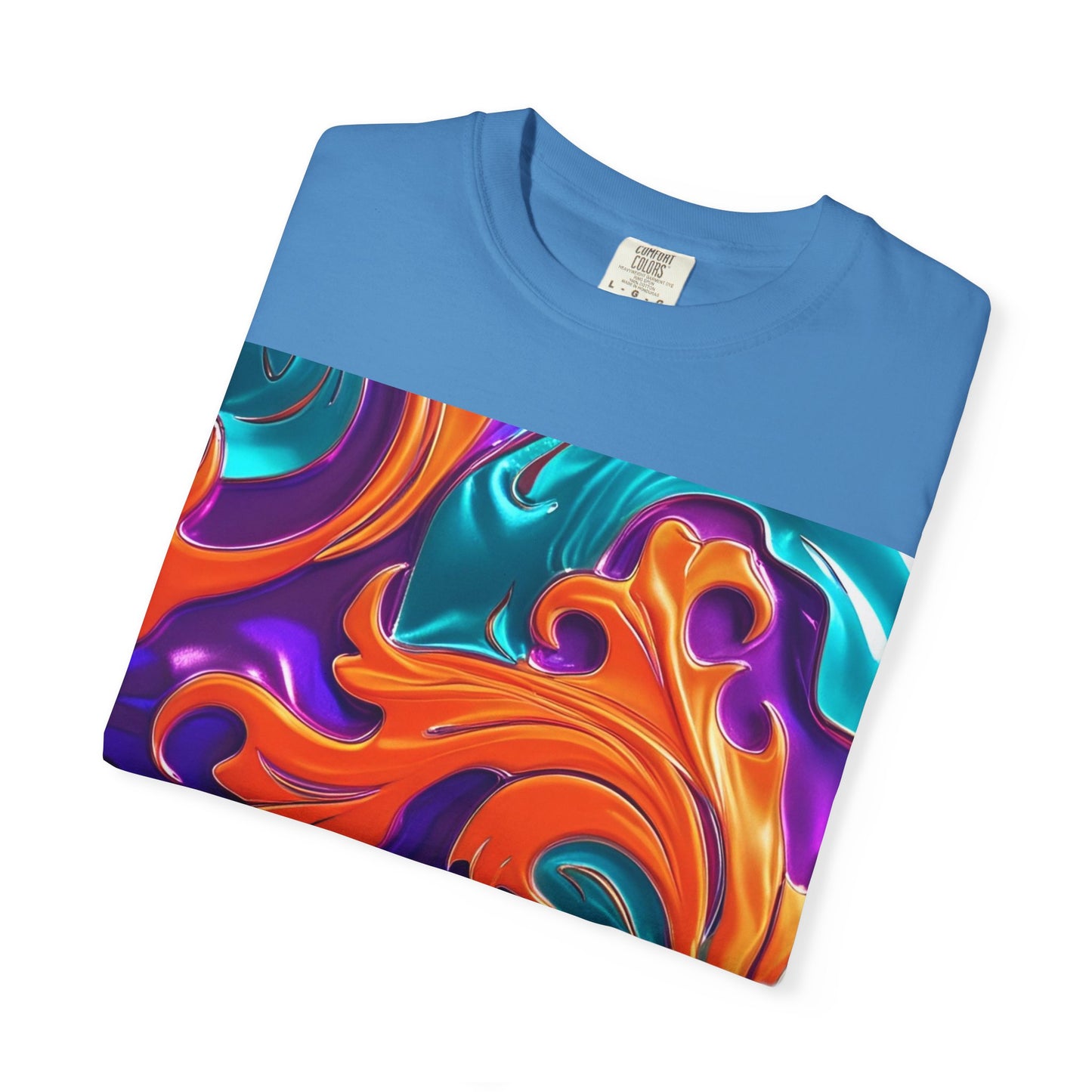 Orange Royal™ Swirl Tee | Bold Luxury