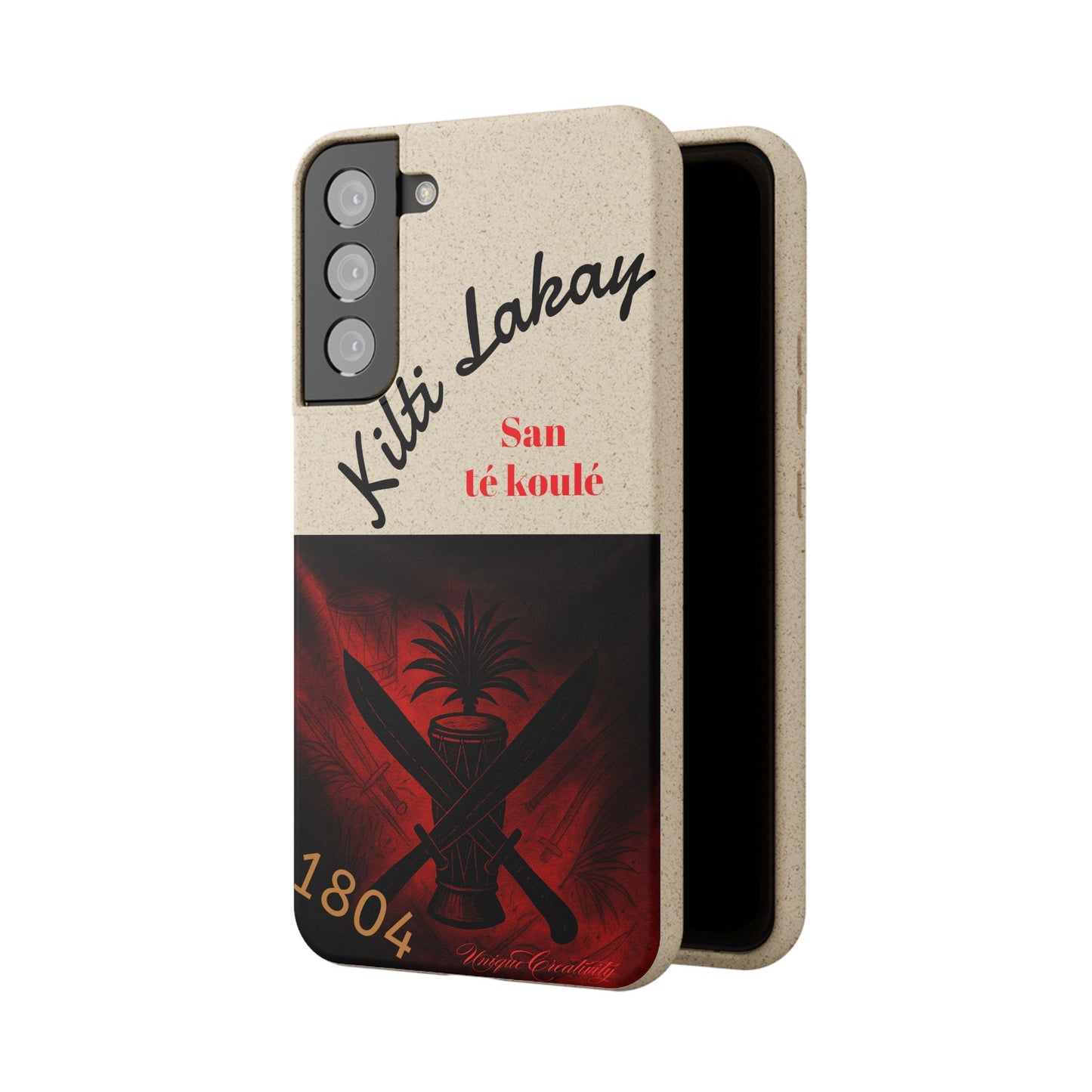 Kilti Lakay™ Eco-Friendly Phone Case | Biodegradable Sustainable Cover, Haitian Heritage