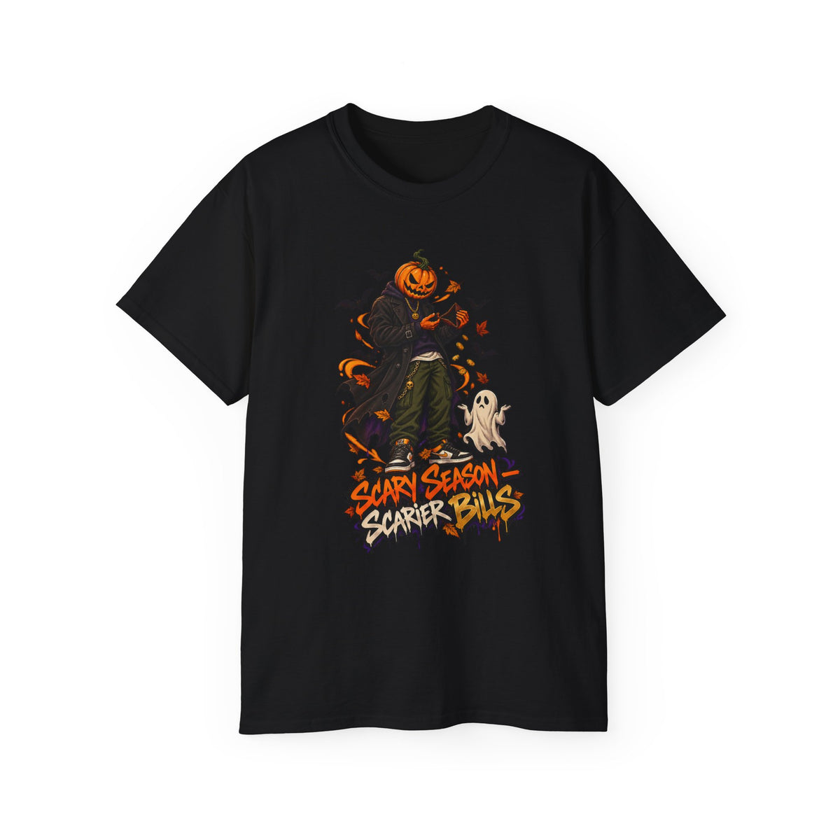 Scary Season, Scarier Bills – Bat Edition Unisex Halloween T-Shirt