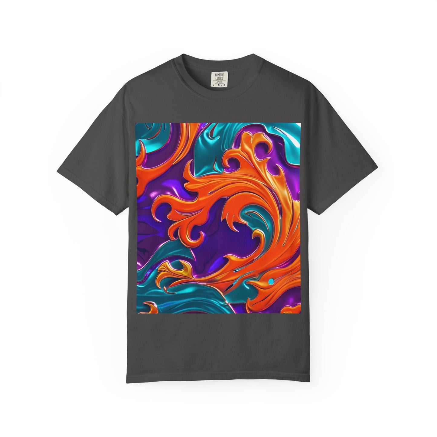 Orange Royal™ Swirl Tee | Bold Luxury