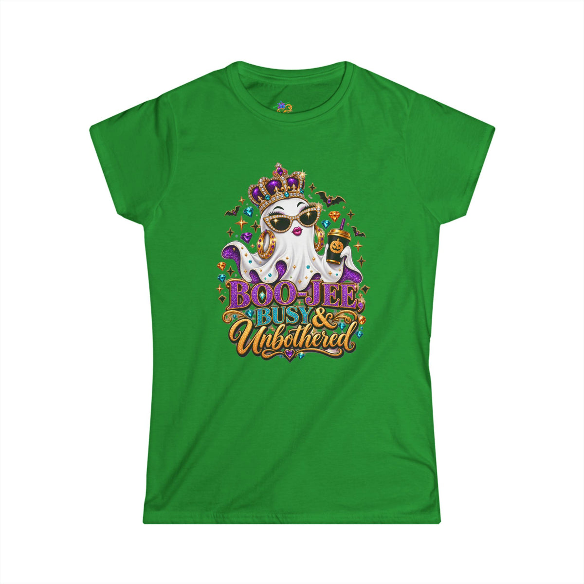 Boo-Jee, Busy & Unbothered Women’s Halloween Soft Tee