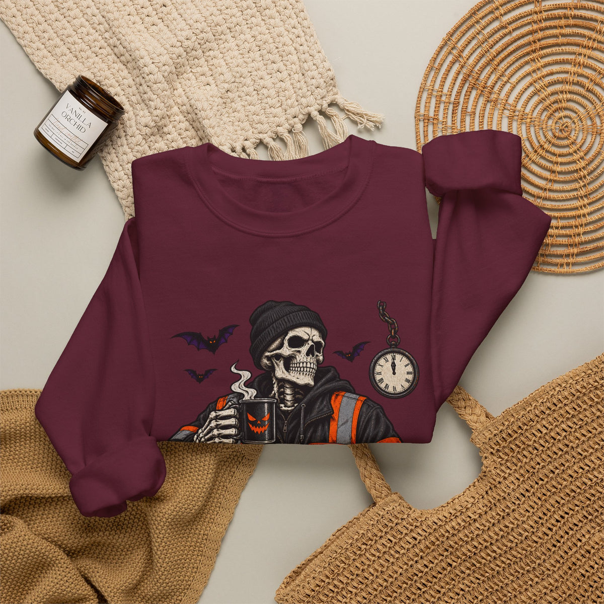 Graveyard Shift Certified Unisex Halloween Sweatshirt