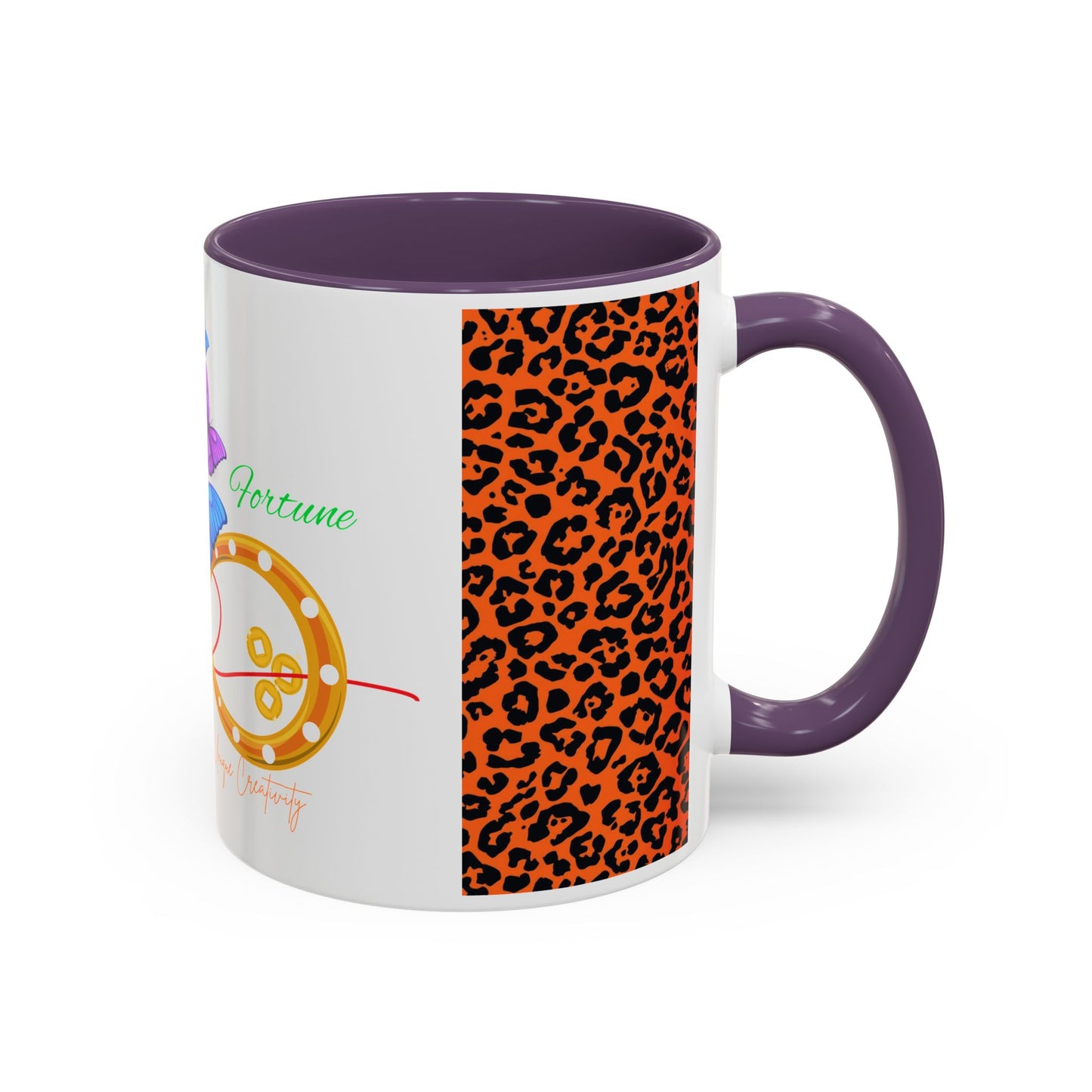 Infinite Fortune™ Wild Luxe Mug – Purple Butterfly Edition