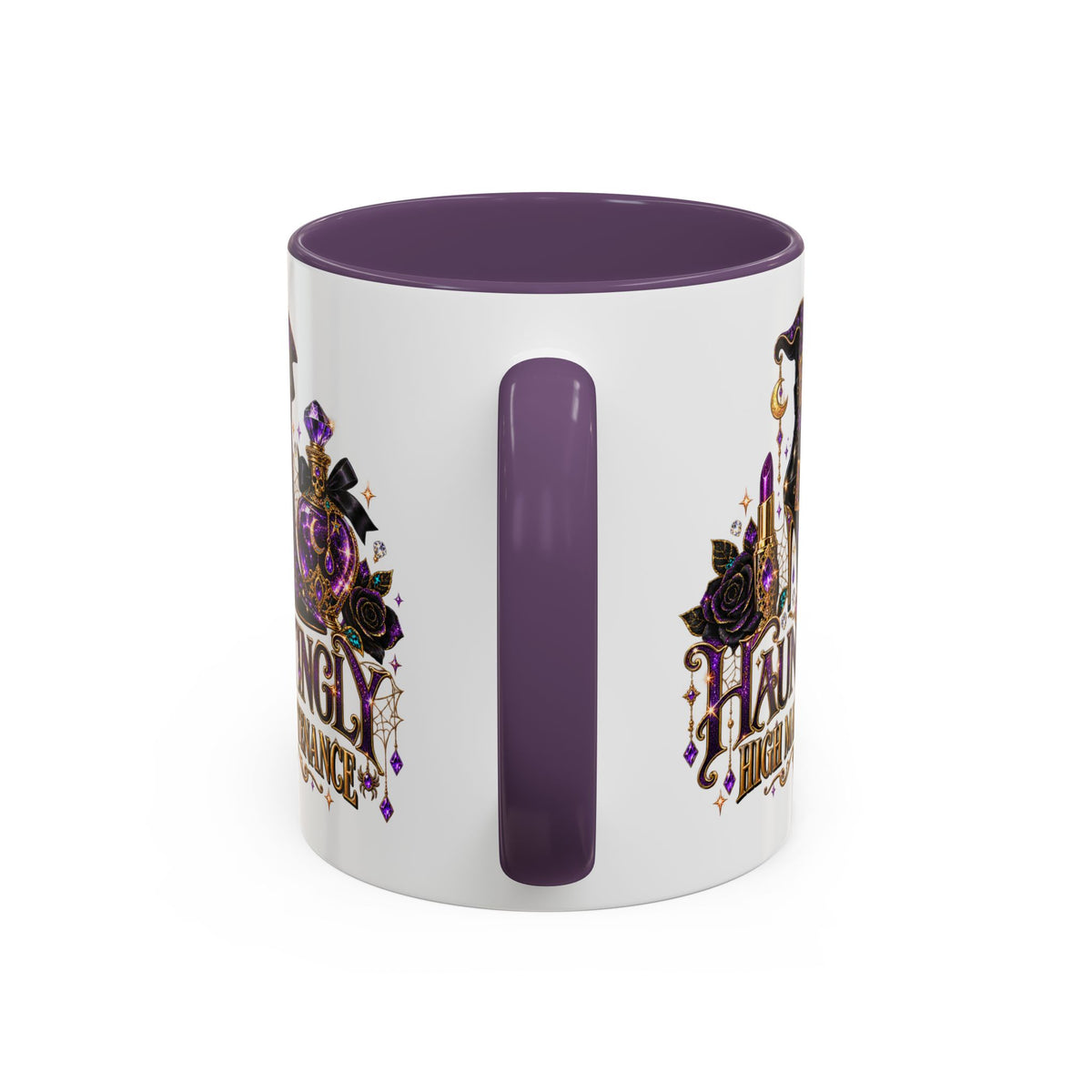 Hauntingly High Maintenance Halloween Mug – 11 oz Color Accent Coffee Cup