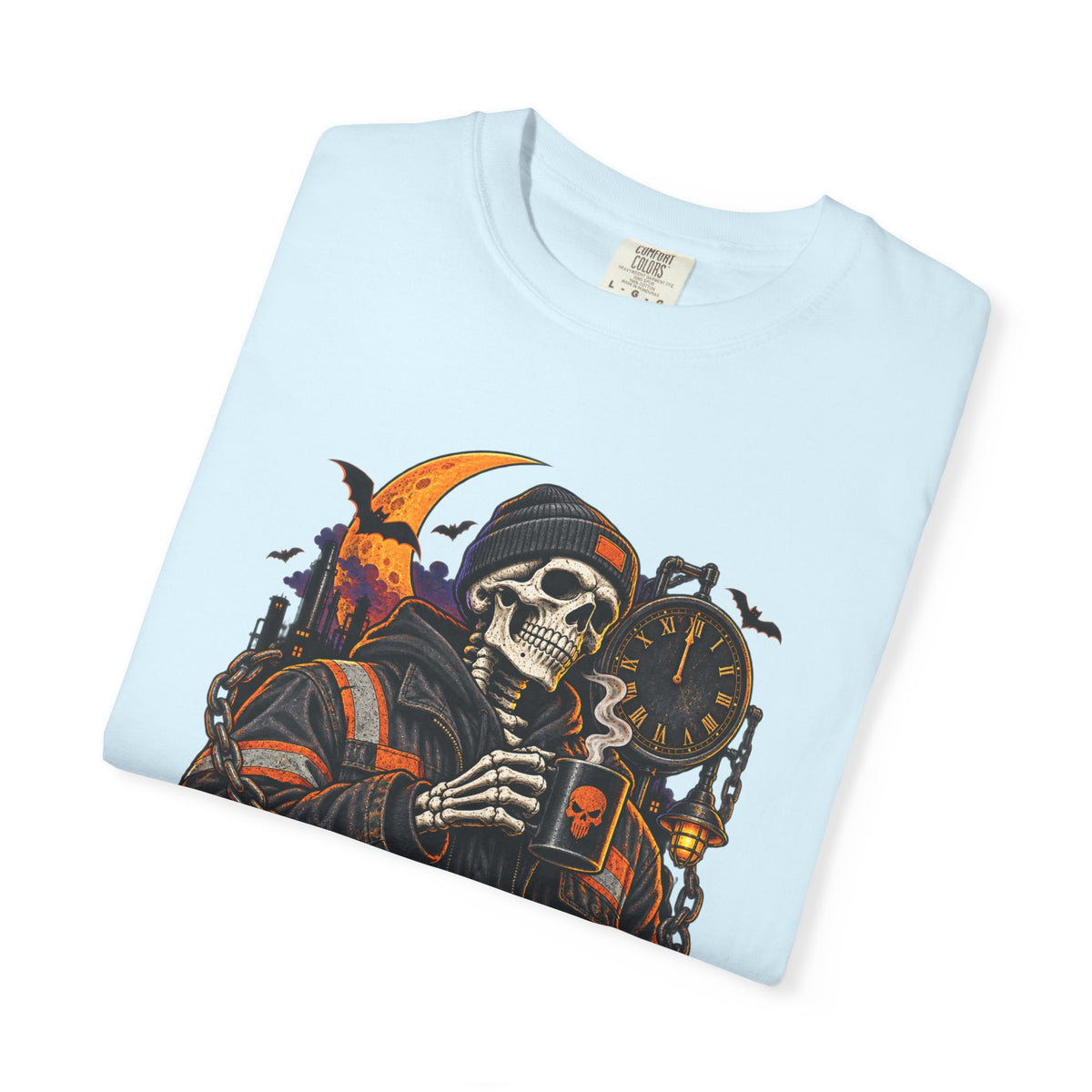 Graveyard Shift Certified Skeleton Halloween T-Shirt