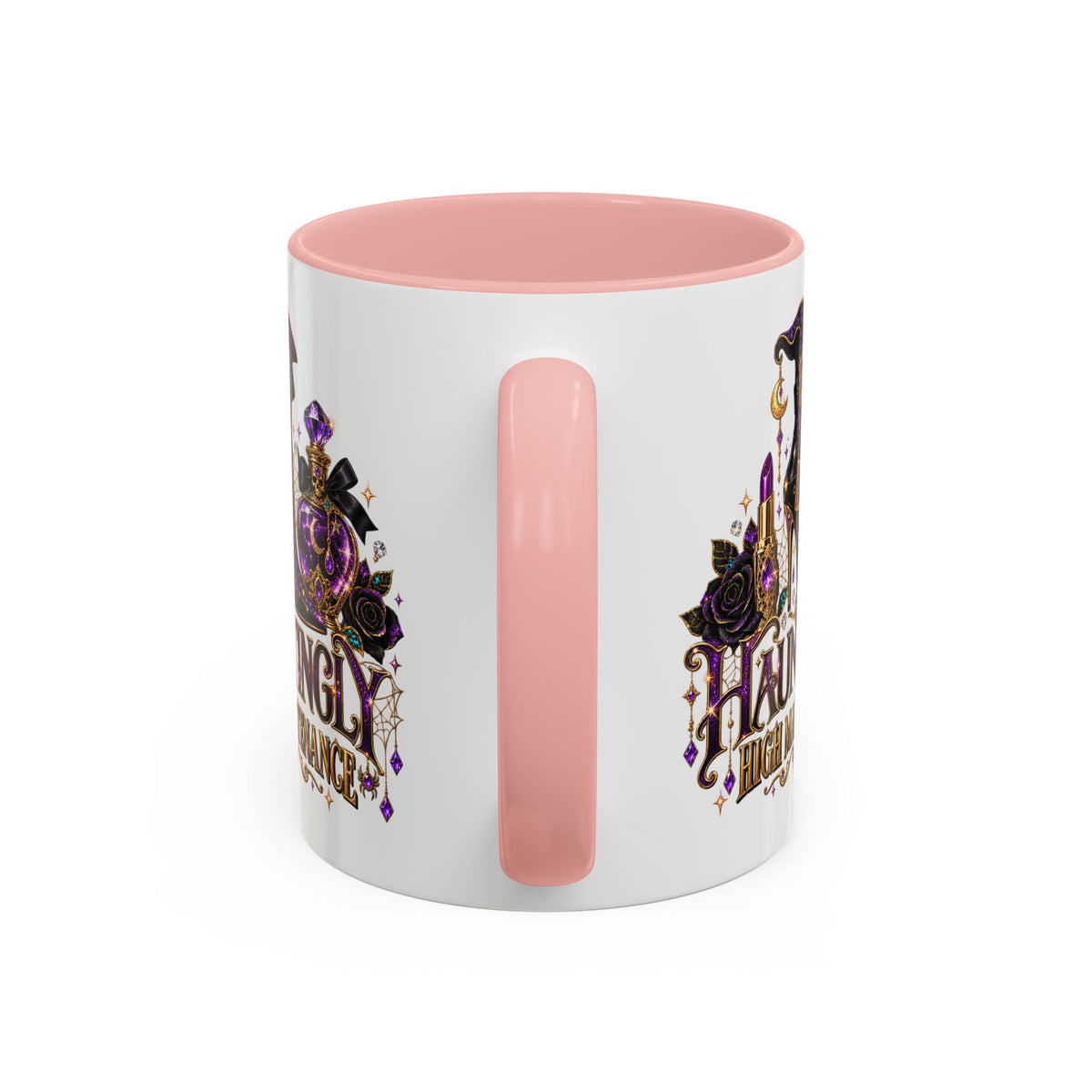 Hauntingly High Maintenance Halloween Mug – 11 oz Color Accent Coffee Cup