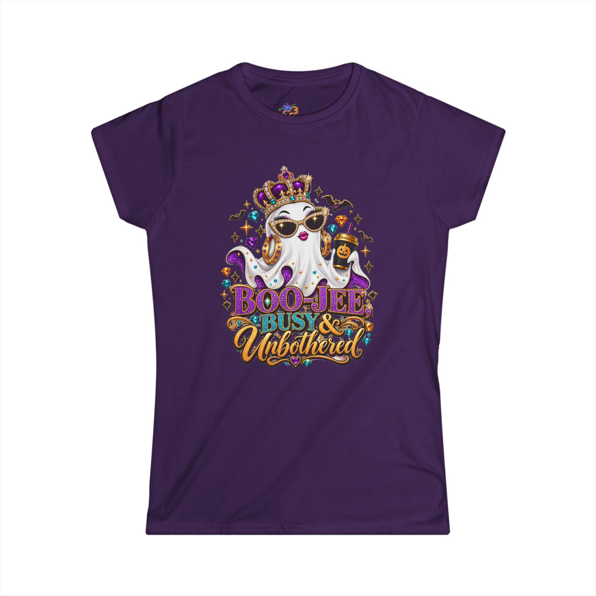 Boo-Jee, Busy & Unbothered Women’s Halloween Soft Tee