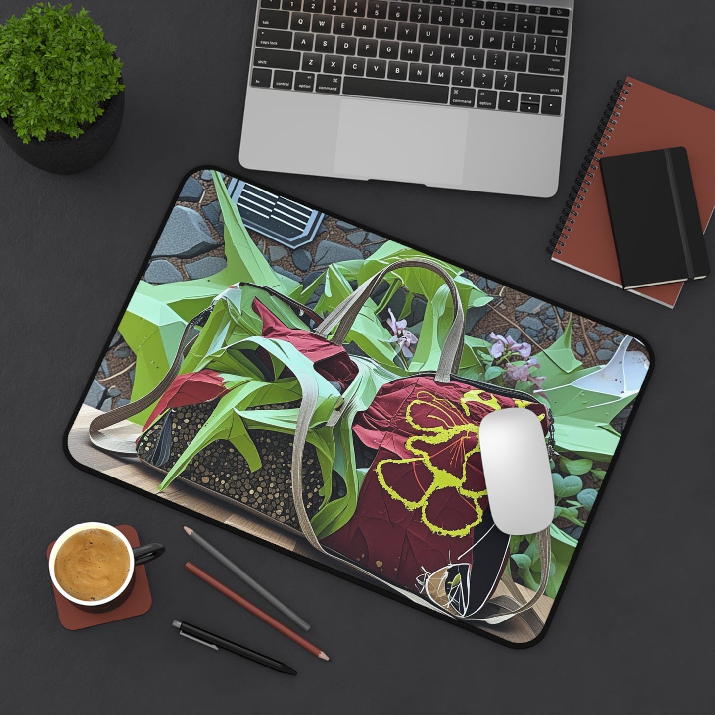 Botanical Flow Desk Mat – Unique Creativity Garden Series