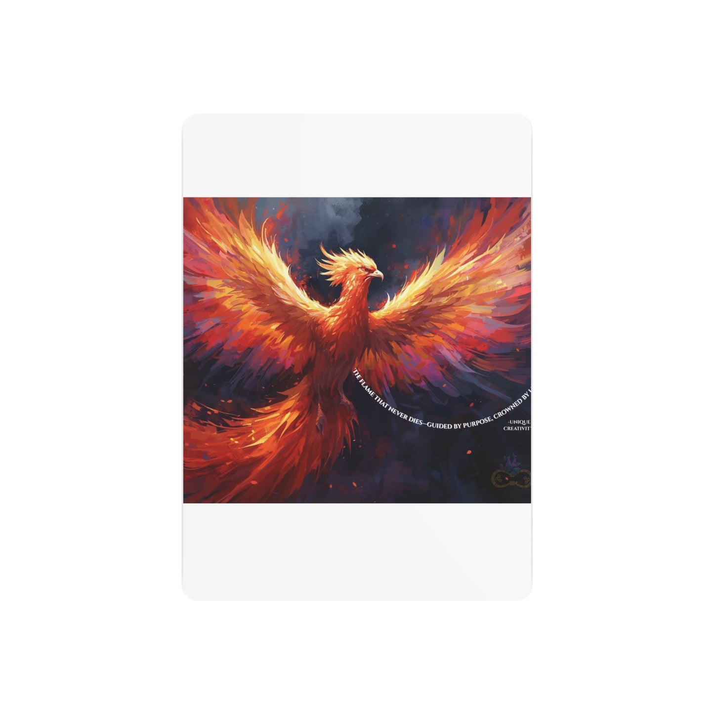 The Flame That Never Dies- Phoenix Rebirth Metal Wall Art sign | Unique Creativity