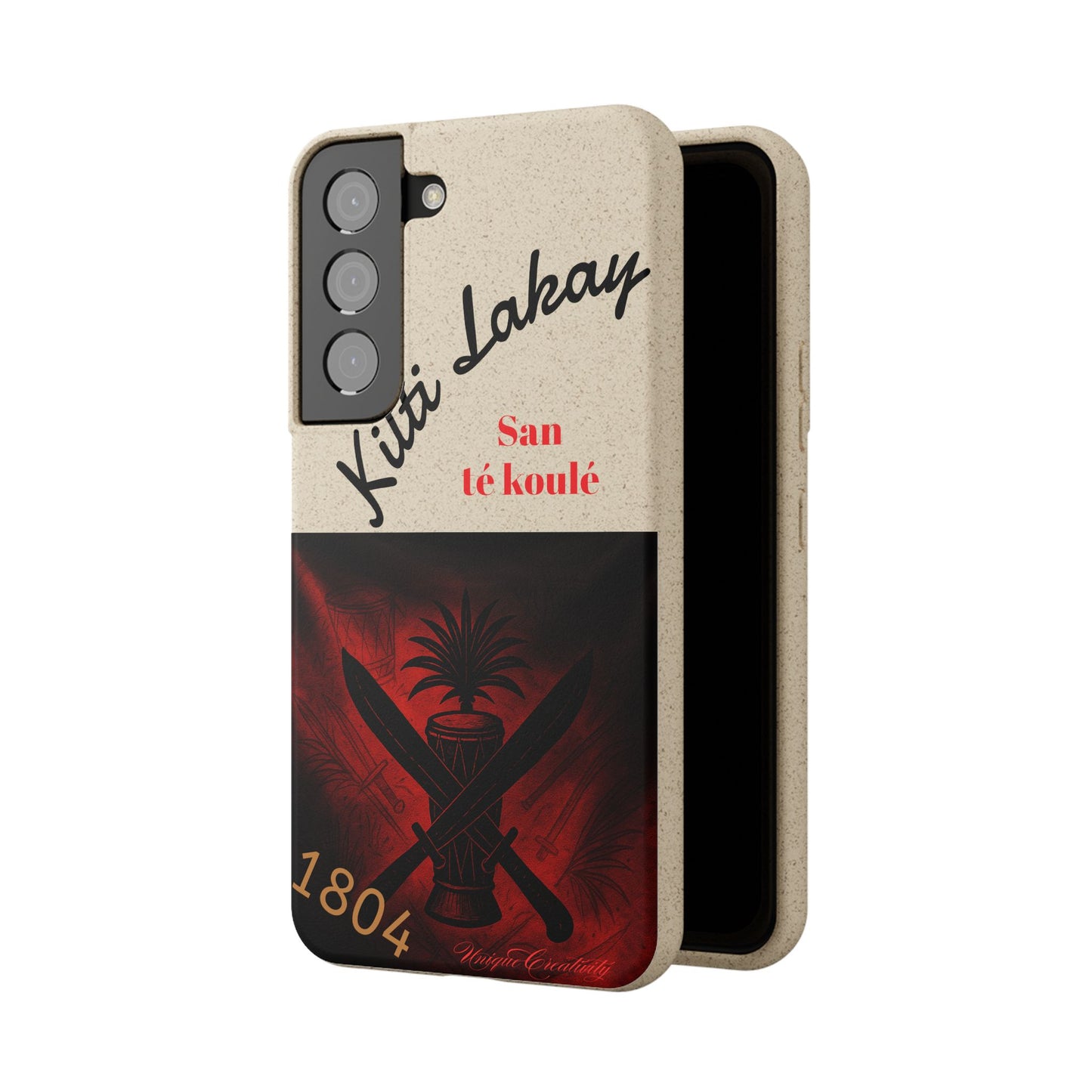 Kilti Lakay™ Eco-Friendly Phone Case | Biodegradable Sustainable Cover, Haitian Heritage