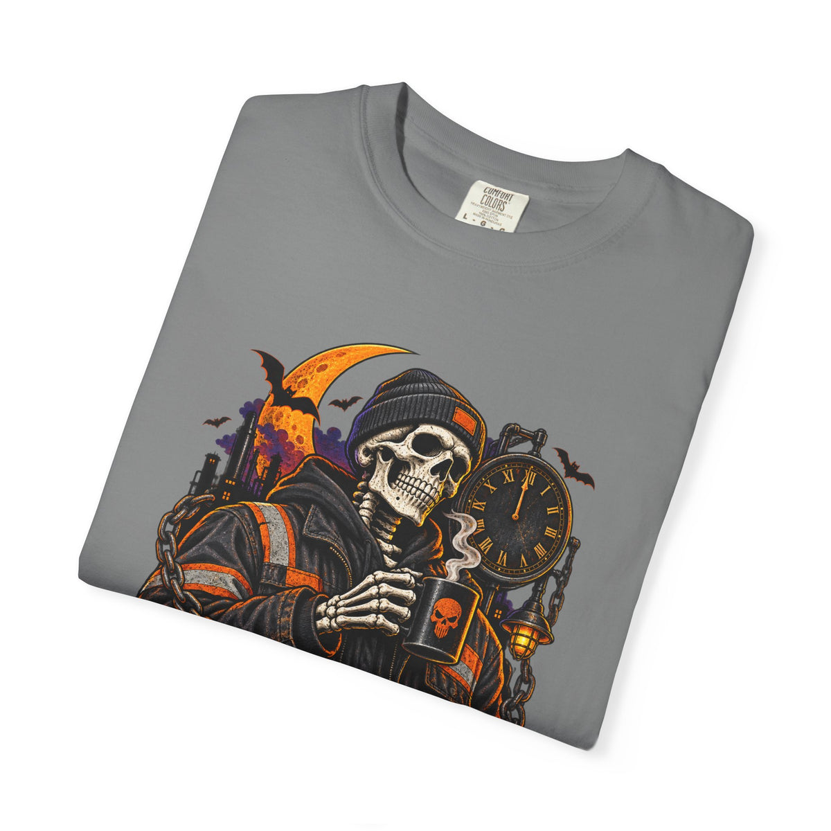 Graveyard Shift Certified Skeleton Halloween T-Shirt