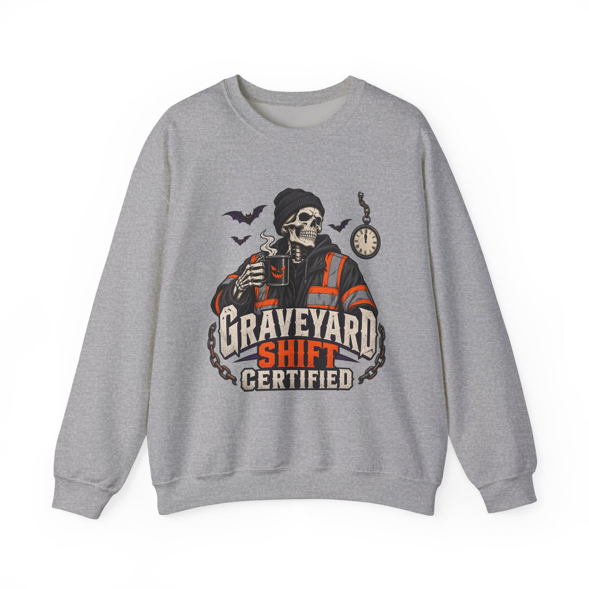Graveyard Shift Certified Unisex Halloween Sweatshirt