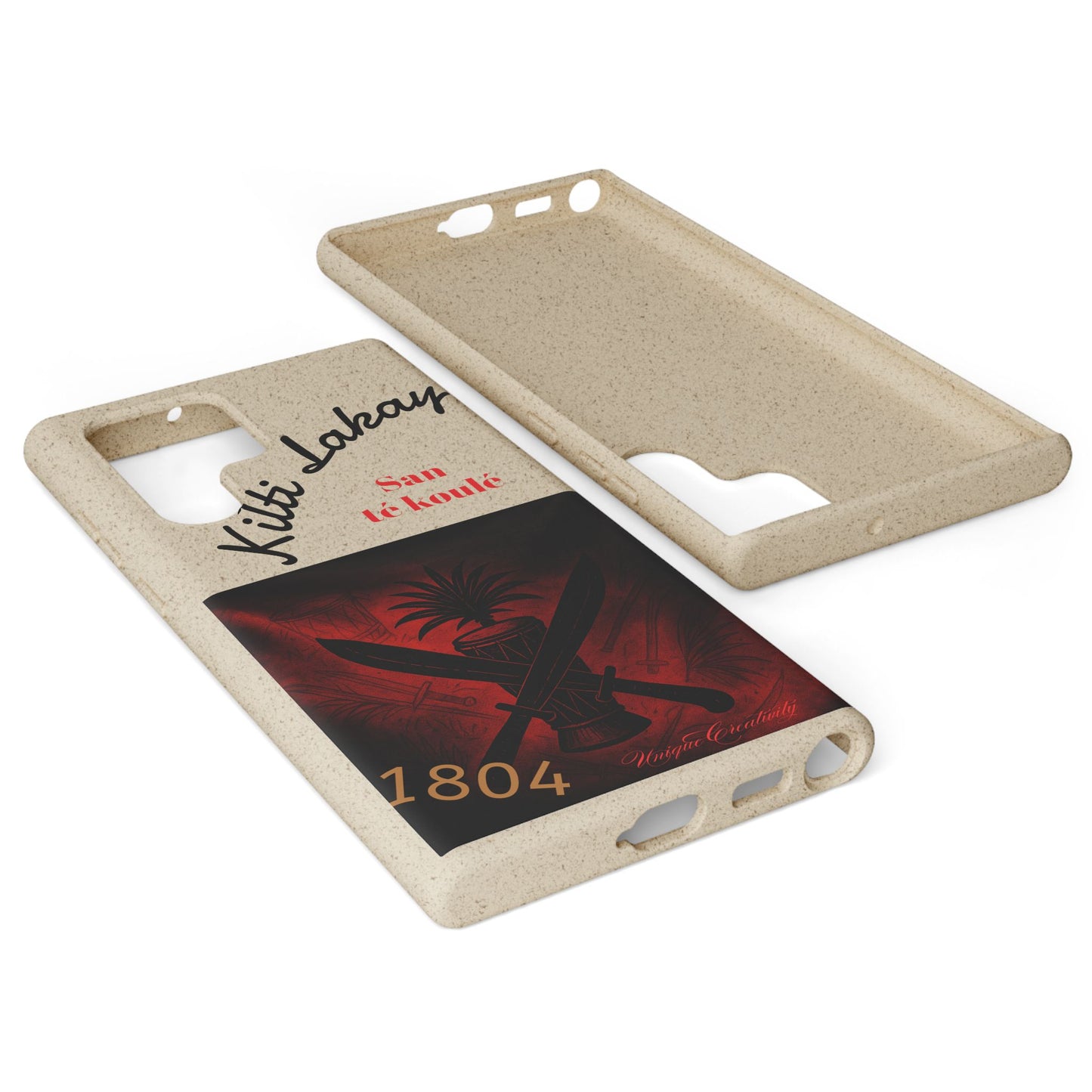 Kilti Lakay™ Eco-Friendly Phone Case | Biodegradable Sustainable Cover, Haitian Heritage