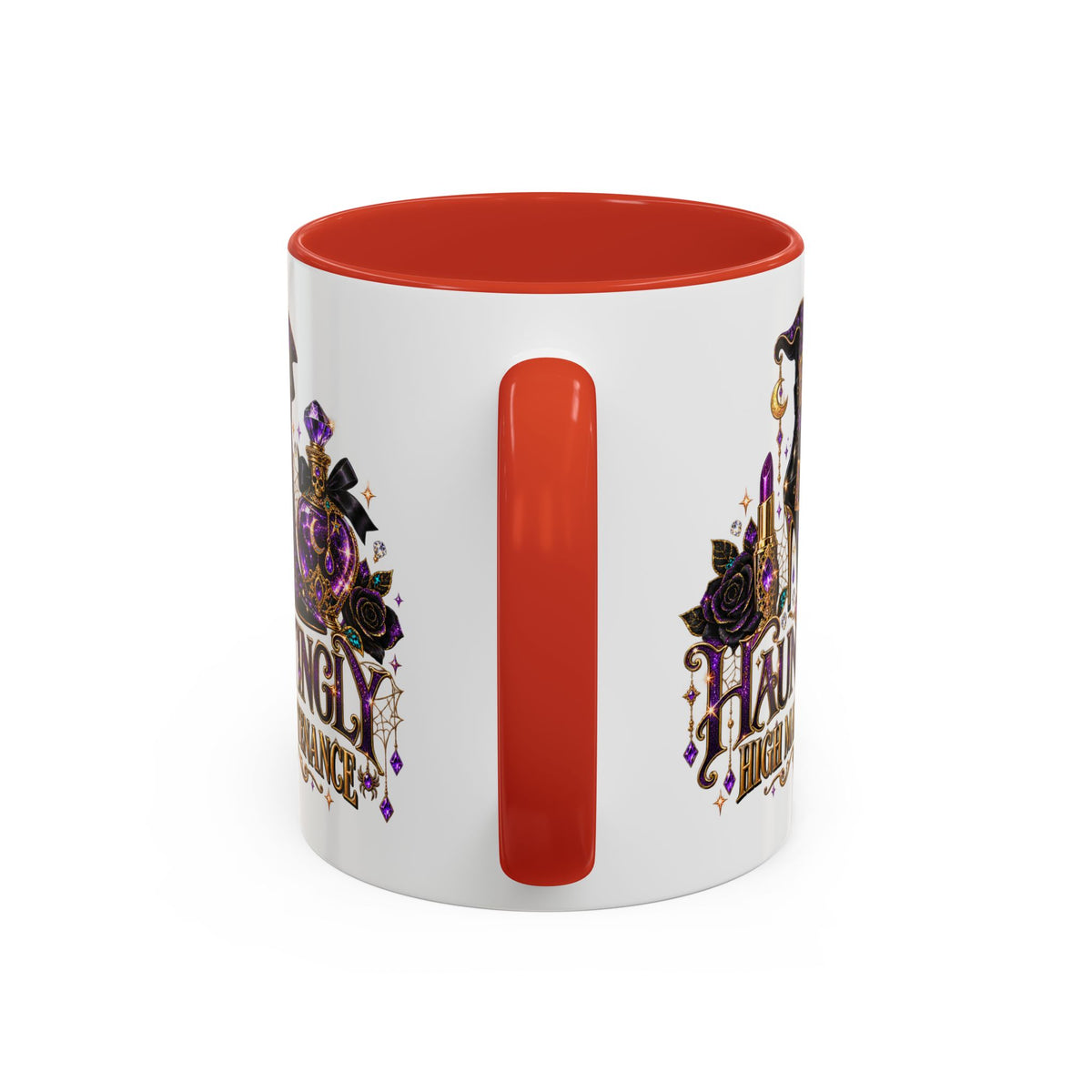 Hauntingly High Maintenance Halloween Mug – 11 oz Color Accent Coffee Cup