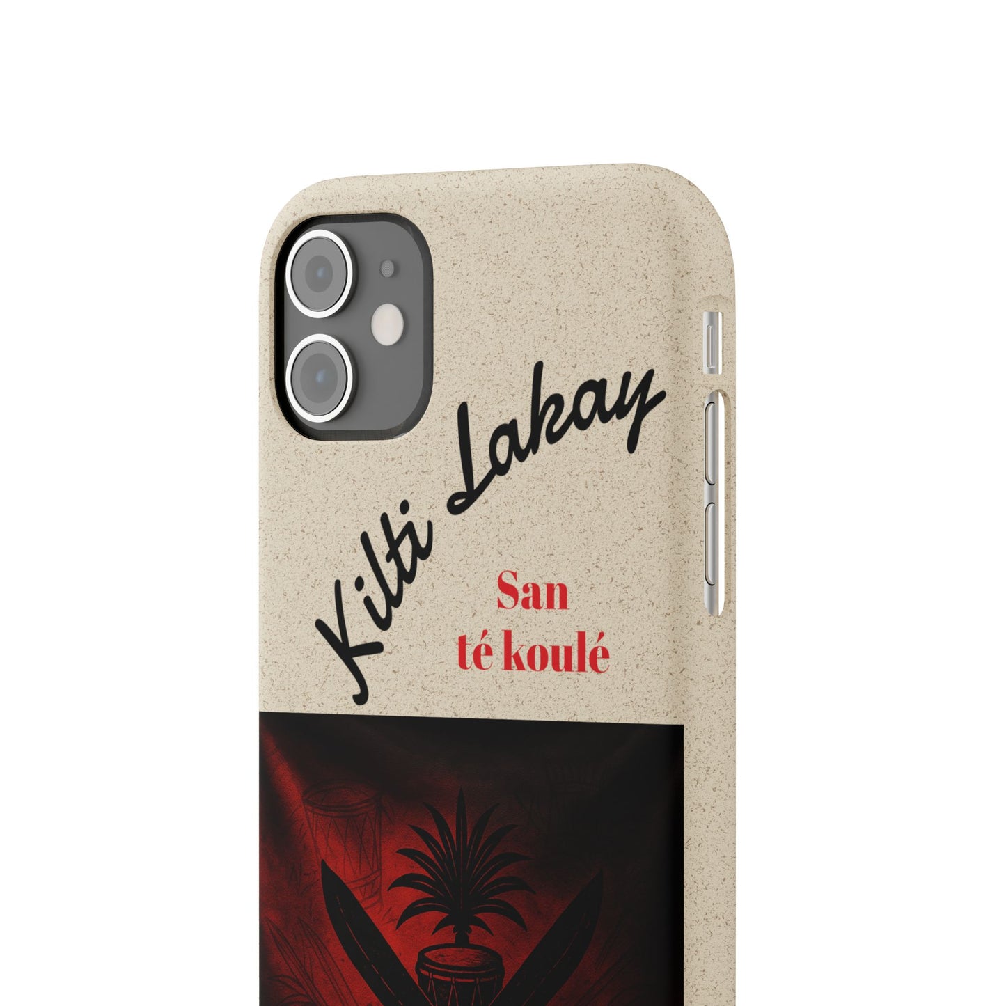 Kilti Lakay™ Eco-Friendly Phone Case | Biodegradable Sustainable Cover, Haitian Heritage
