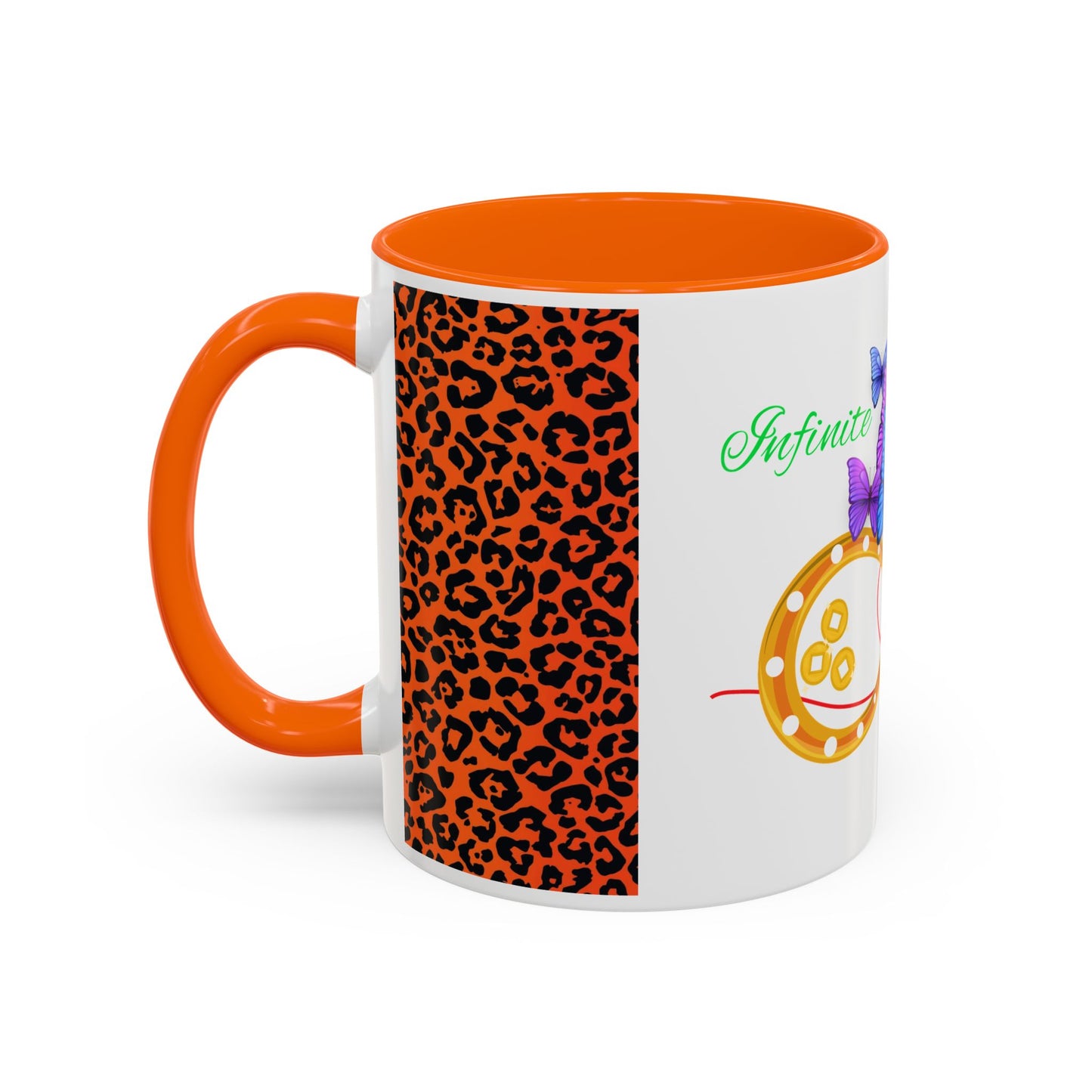 Infinite Fortune™ Wild Luxe Mug – Purple Butterfly Edition