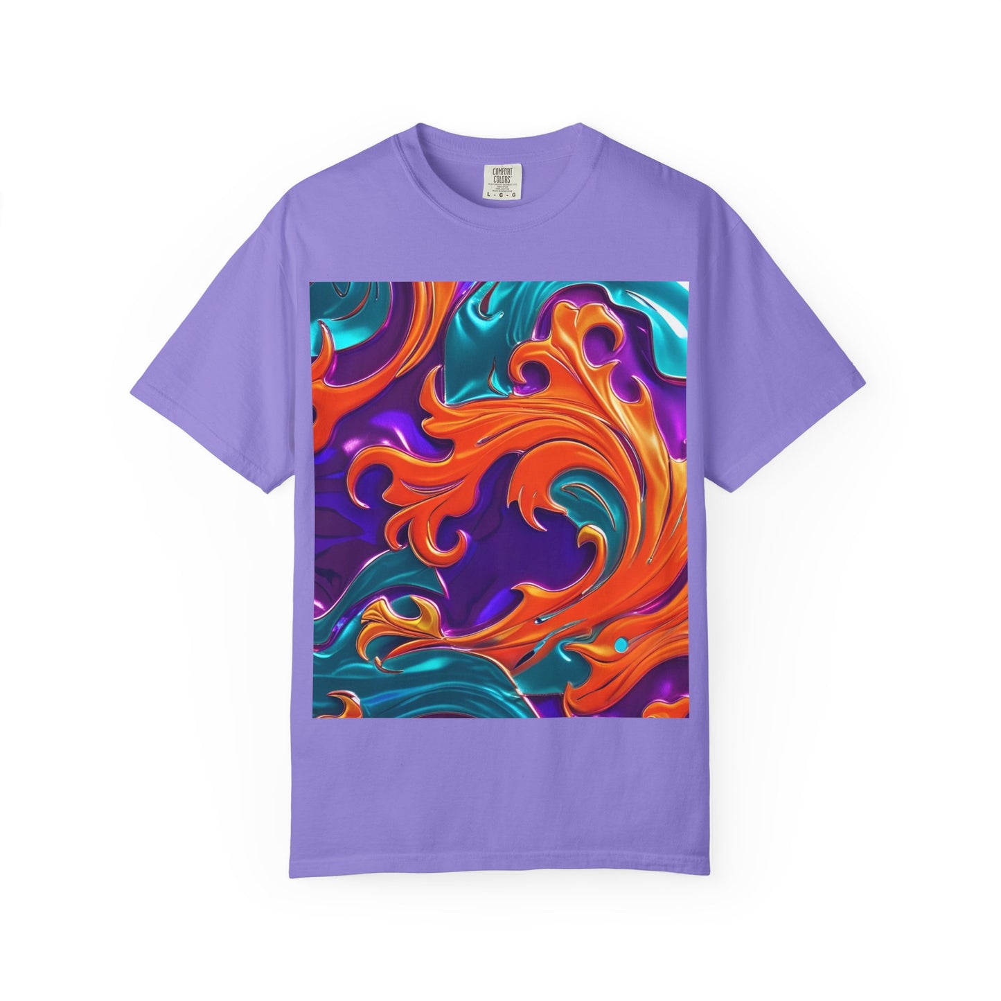 Orange Royal™ Swirl Tee | Bold Luxury