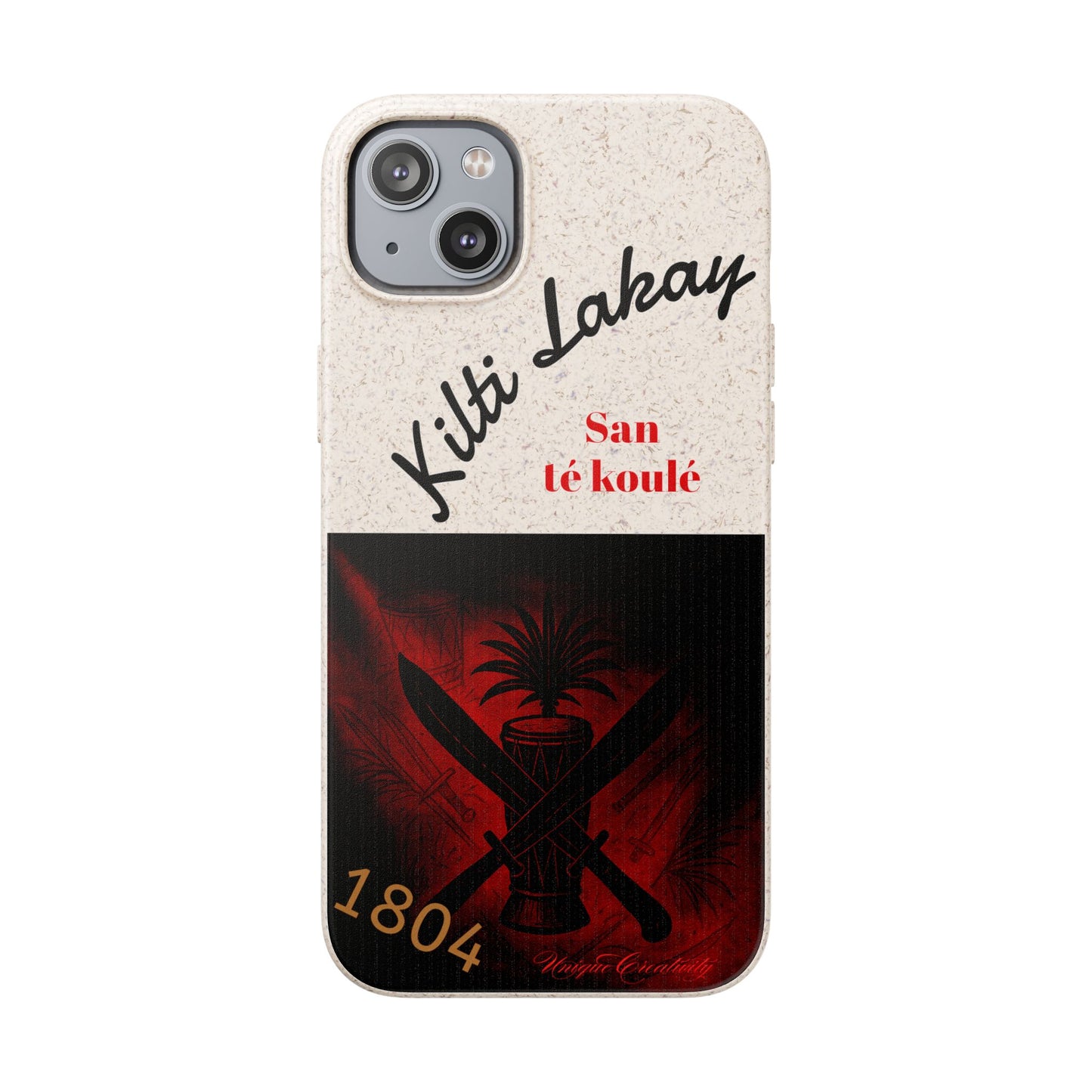 Kilti Lakay™ Eco-Friendly Phone Case | Biodegradable Sustainable Cover, Haitian Heritage