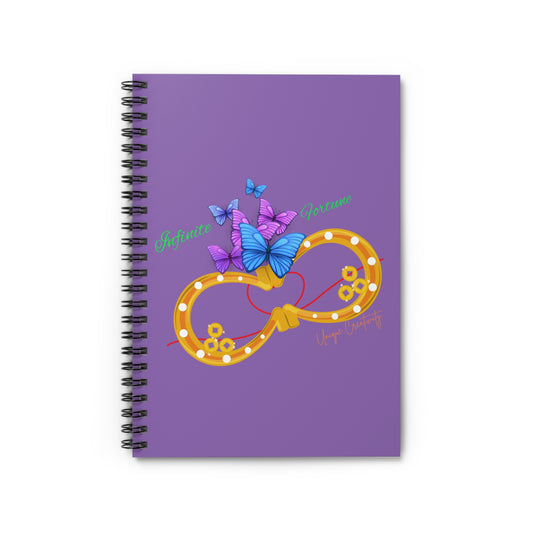 Colorful Infinite Fortune Spiral Notebook - Perfect for Kids, Students, and Wellness Journals, Gifts for Birthdays & Mother's Day