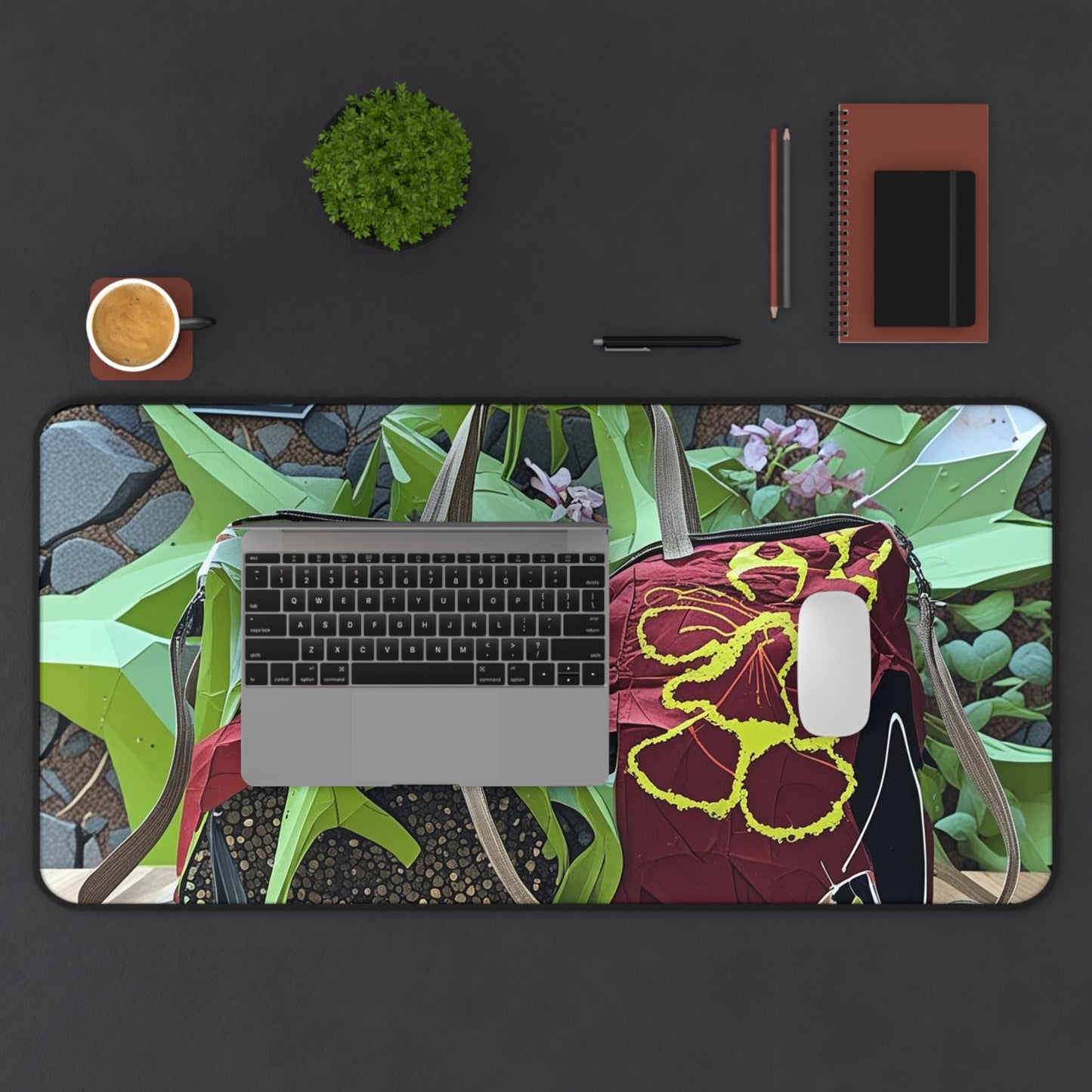 Botanical Flow Desk Mat – Unique Creativity Garden Series