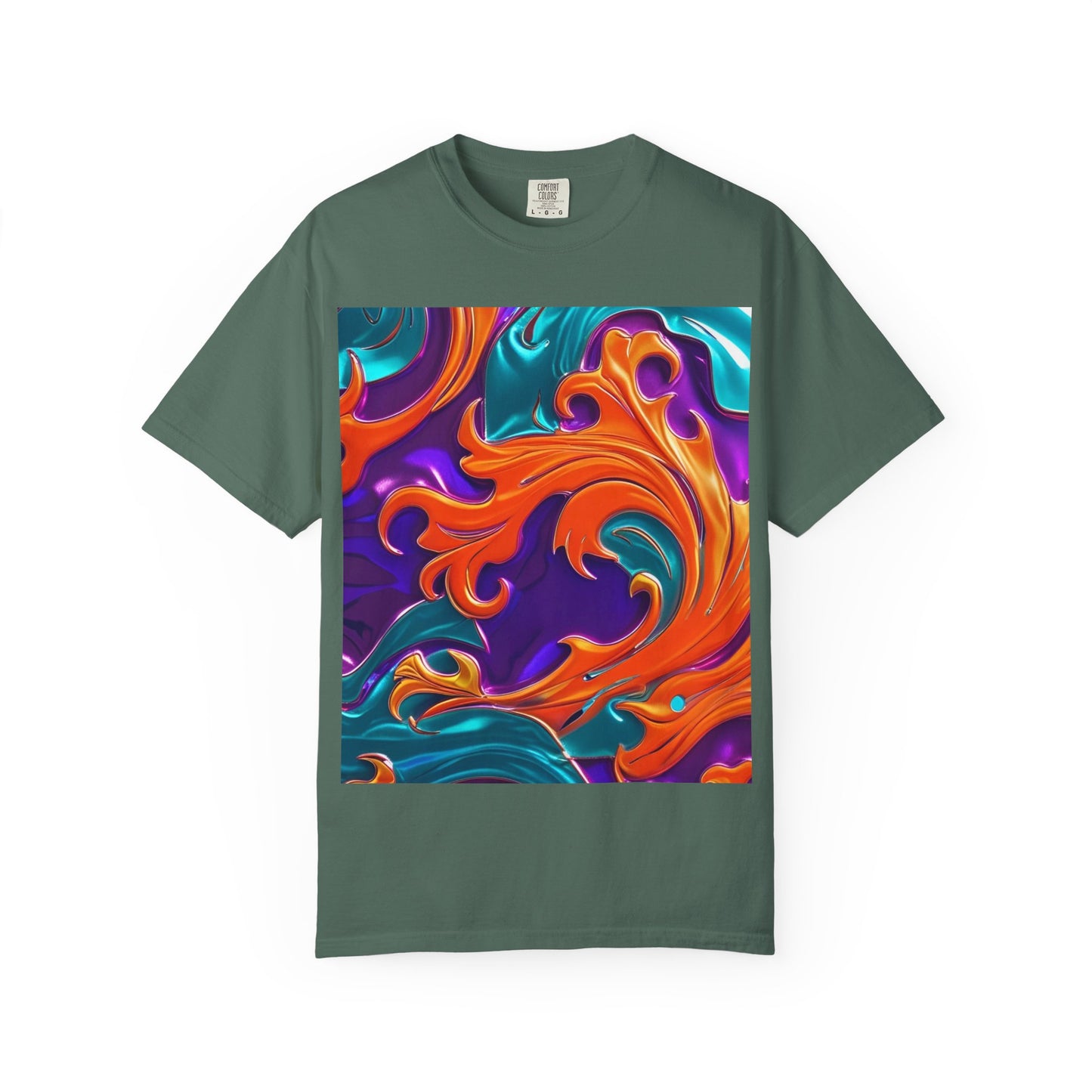 Orange Royal™ Swirl Tee | Bold Luxury