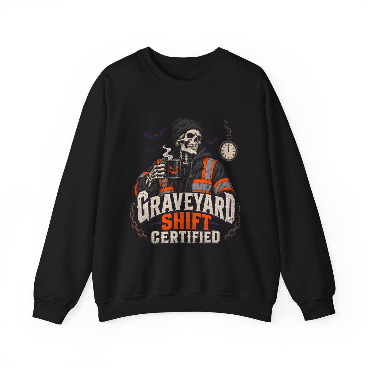 Graveyard Shift Certified Unisex Halloween Sweatshirt