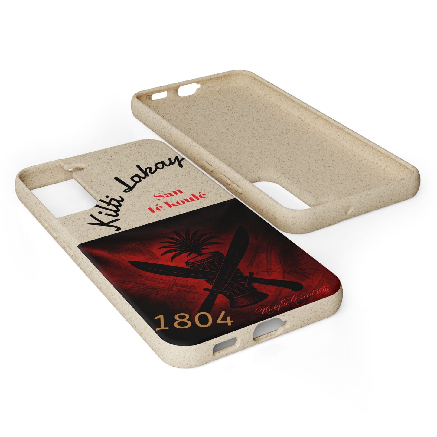 Kilti Lakay™ Eco-Friendly Phone Case | Biodegradable Sustainable Cover, Haitian Heritage