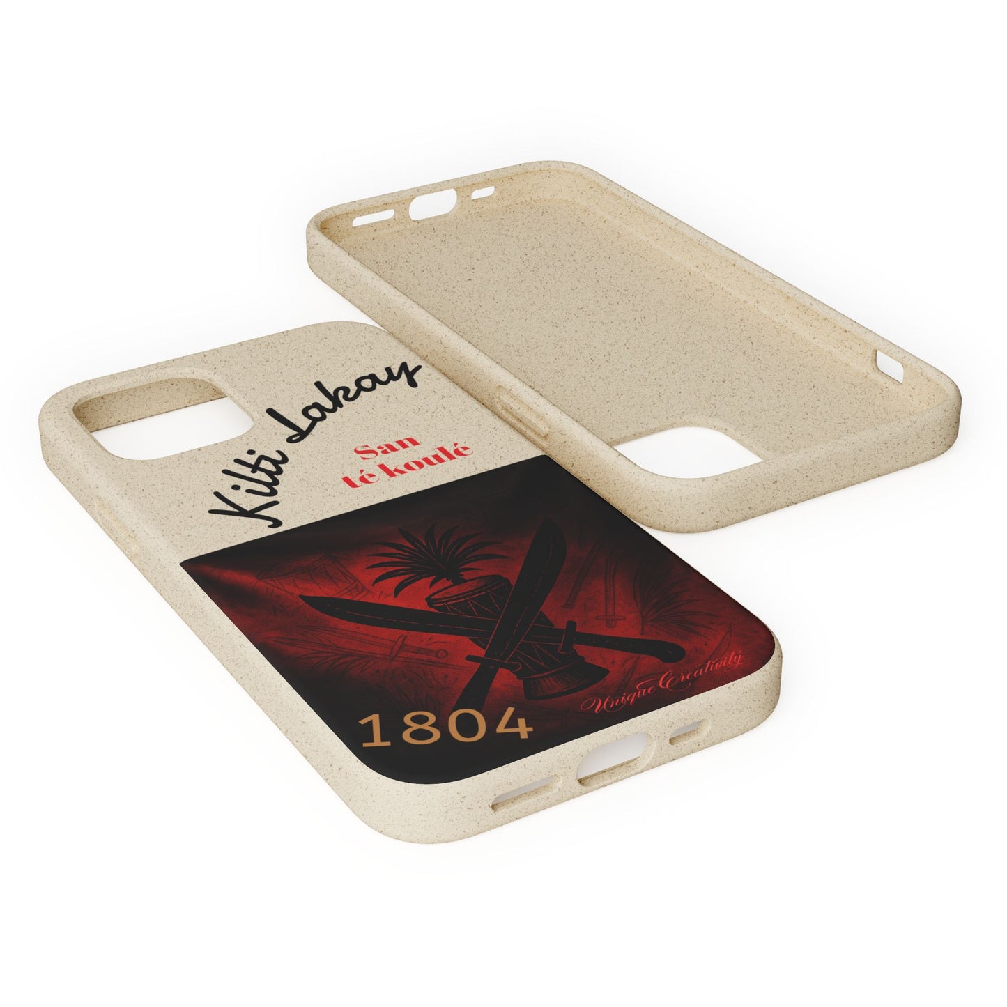 Kilti Lakay™ Eco-Friendly Phone Case | Biodegradable Sustainable Cover, Haitian Heritage