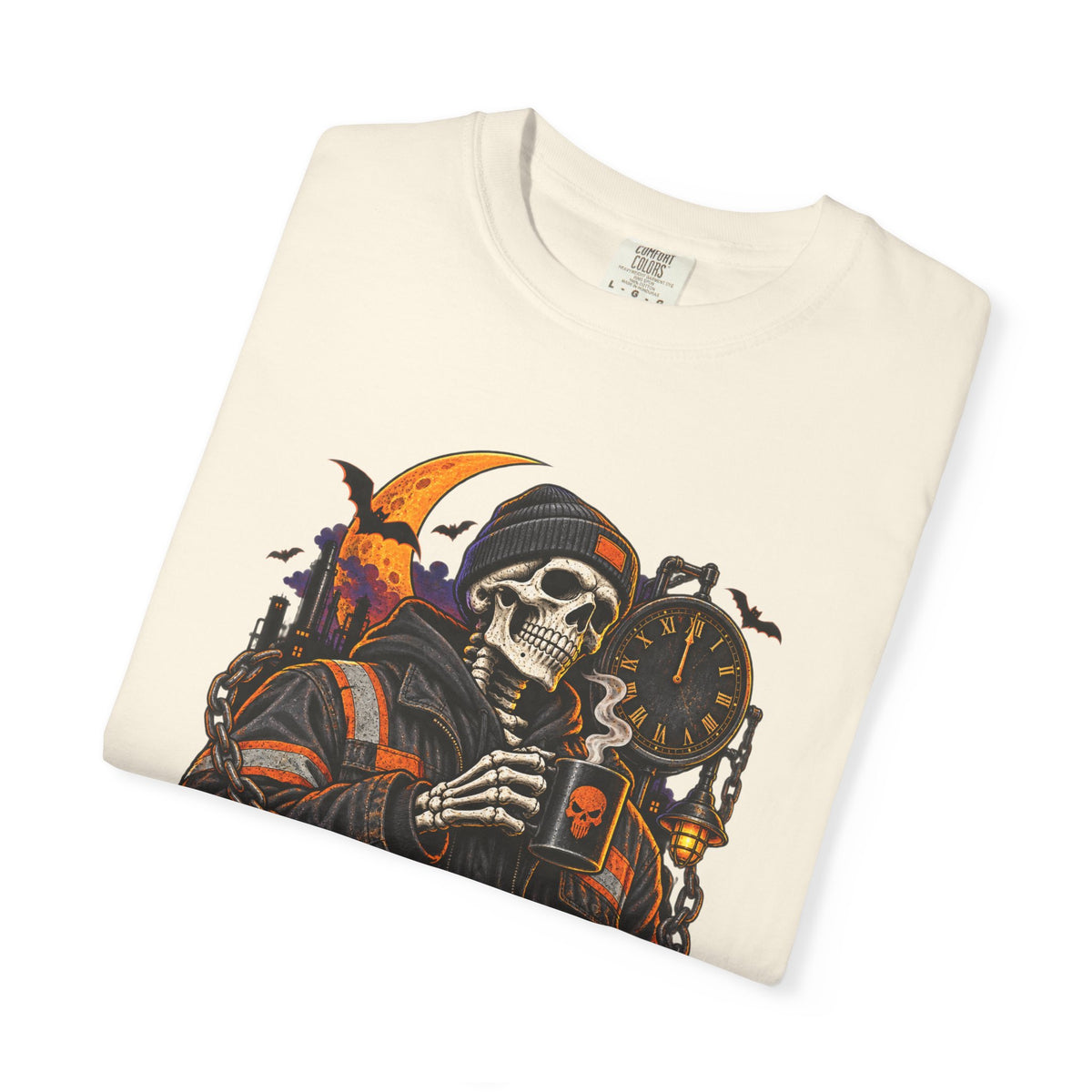 Graveyard Shift Certified Skeleton Halloween T-Shirt