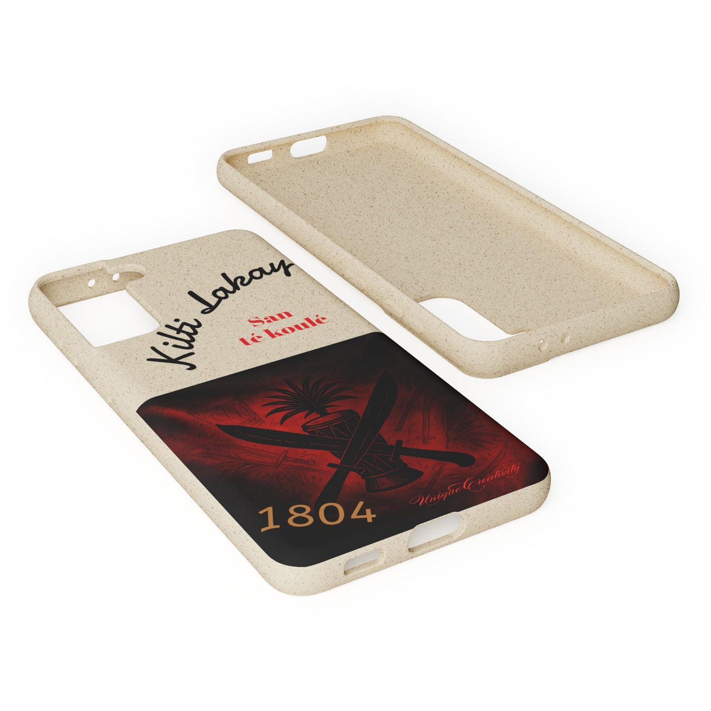 Kilti Lakay™ Eco-Friendly Phone Case | Biodegradable Sustainable Cover, Haitian Heritage