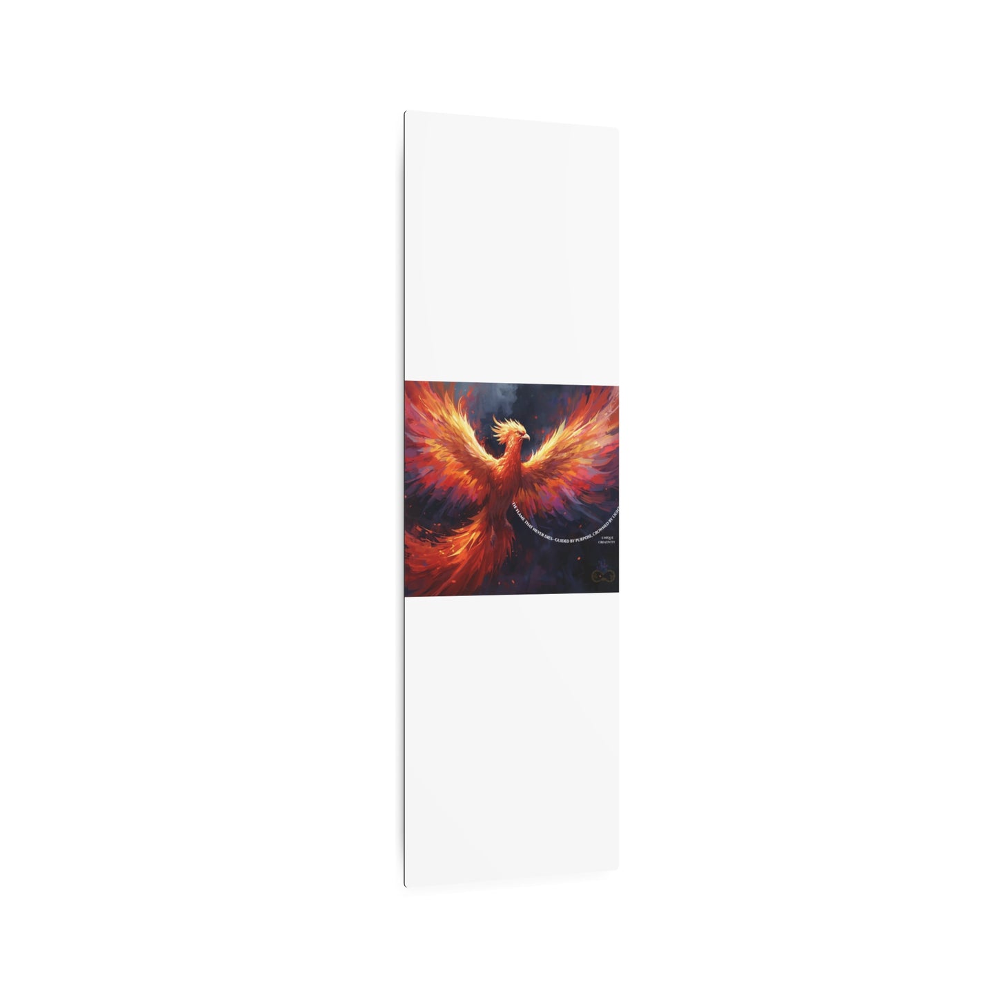 The Flame That Never Dies- Phoenix Rebirth Metal Wall Art sign | Unique Creativity