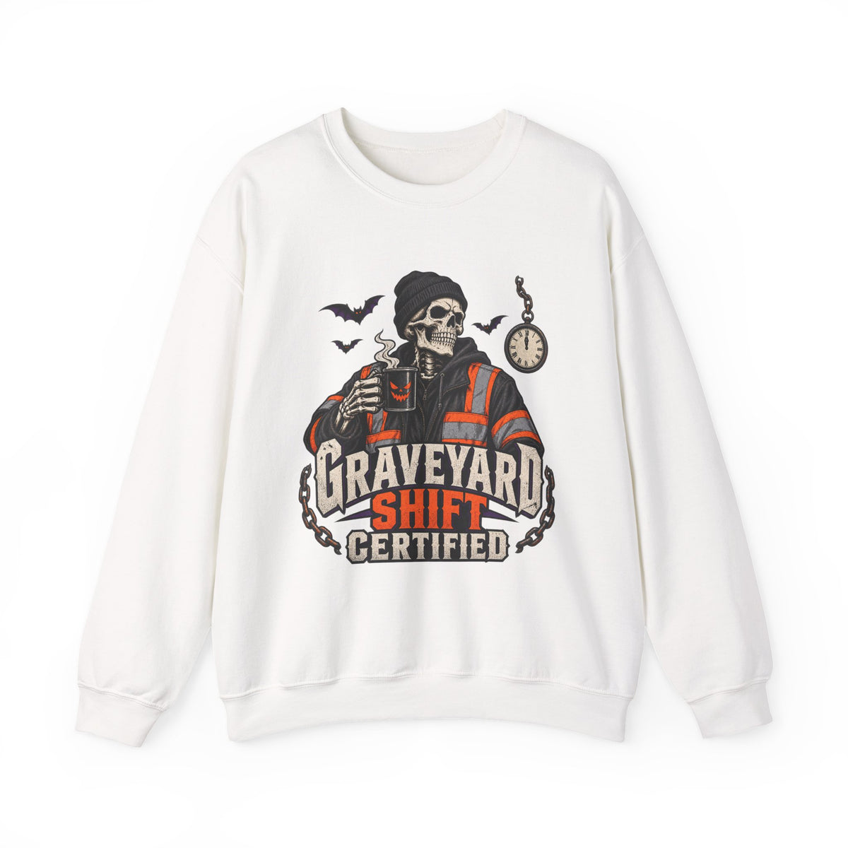 Graveyard Shift Certified Unisex Halloween Sweatshirt