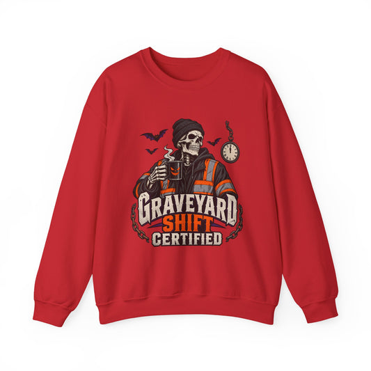 Graveyard Shift Certified Unisex Halloween Sweatshirt