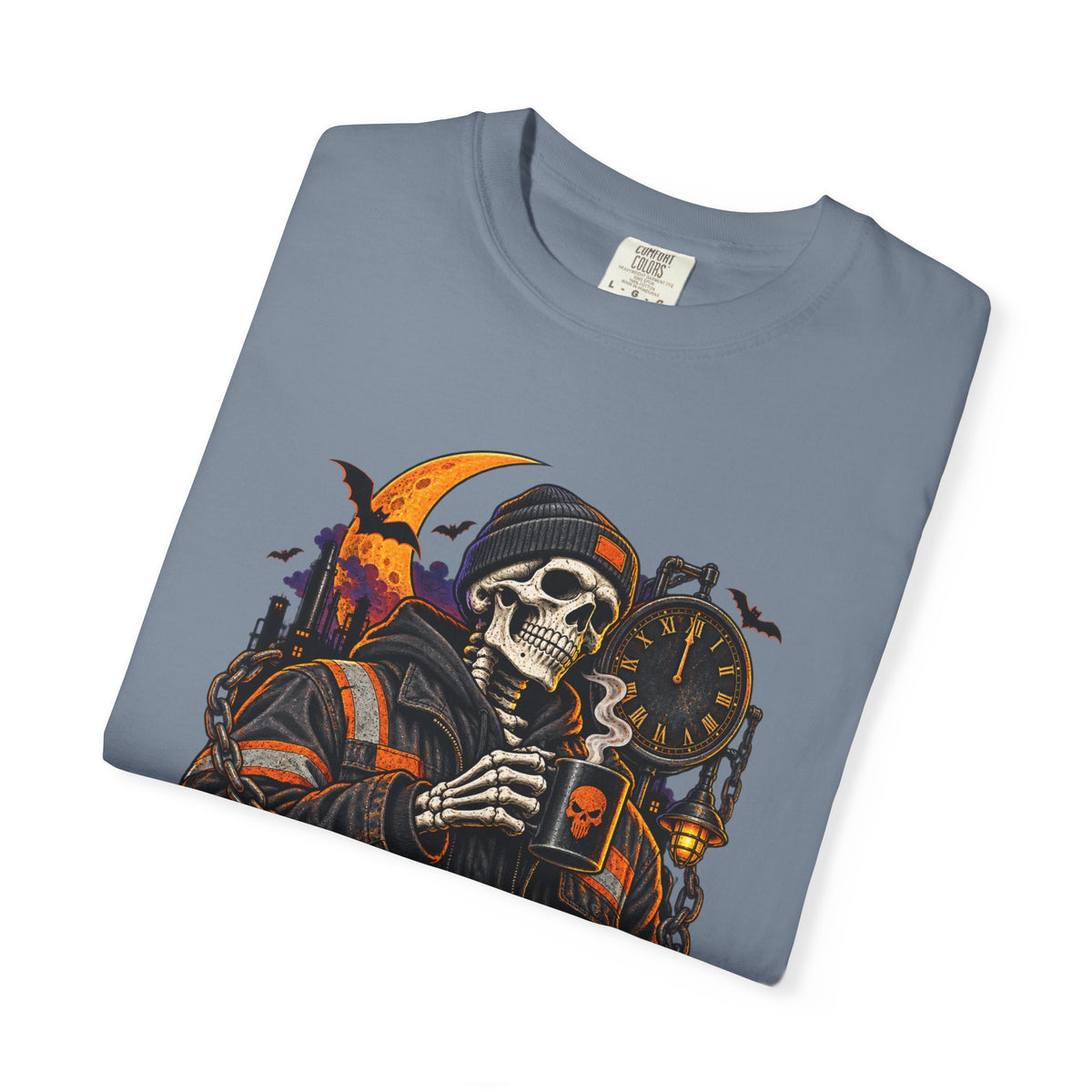 Graveyard Shift Certified Skeleton Halloween T-Shirt
