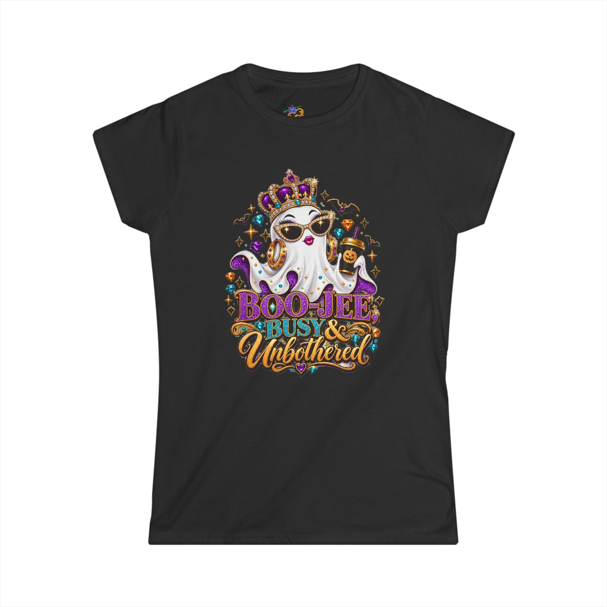 Boo-Jee, Busy & Unbothered Women’s Halloween Soft Tee