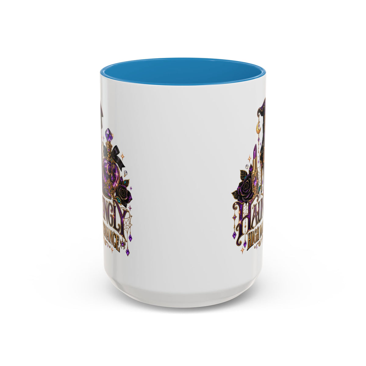 Hauntingly High Maintenance Halloween Mug – 11 oz Color Accent Coffee Cup