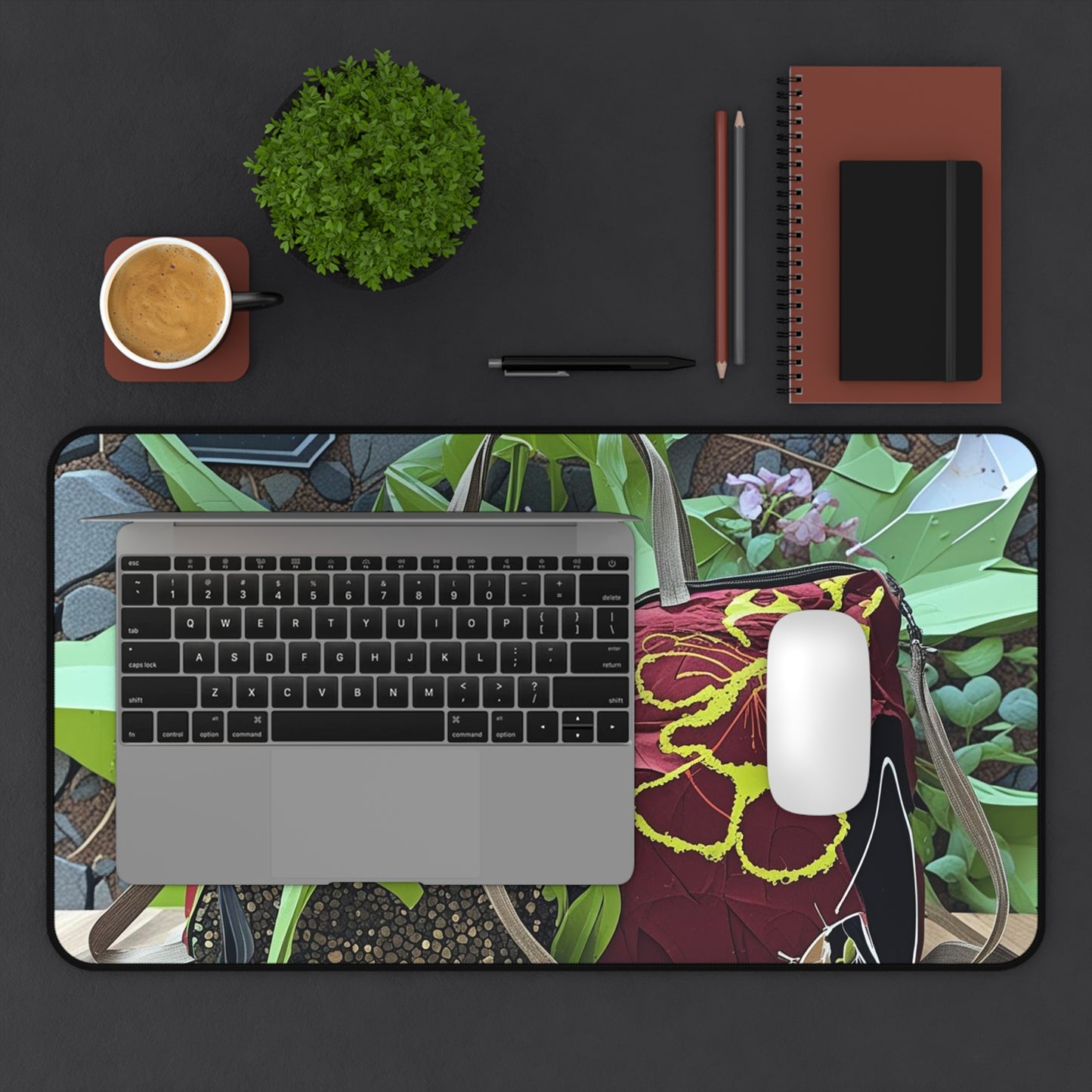 Botanical Flow Desk Mat – Unique Creativity Garden Series