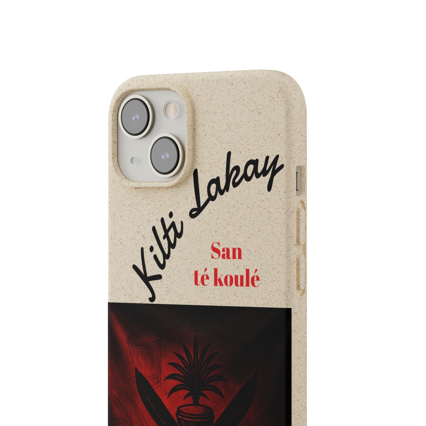 Kilti Lakay™ Eco-Friendly Phone Case | Biodegradable Sustainable Cover, Haitian Heritage