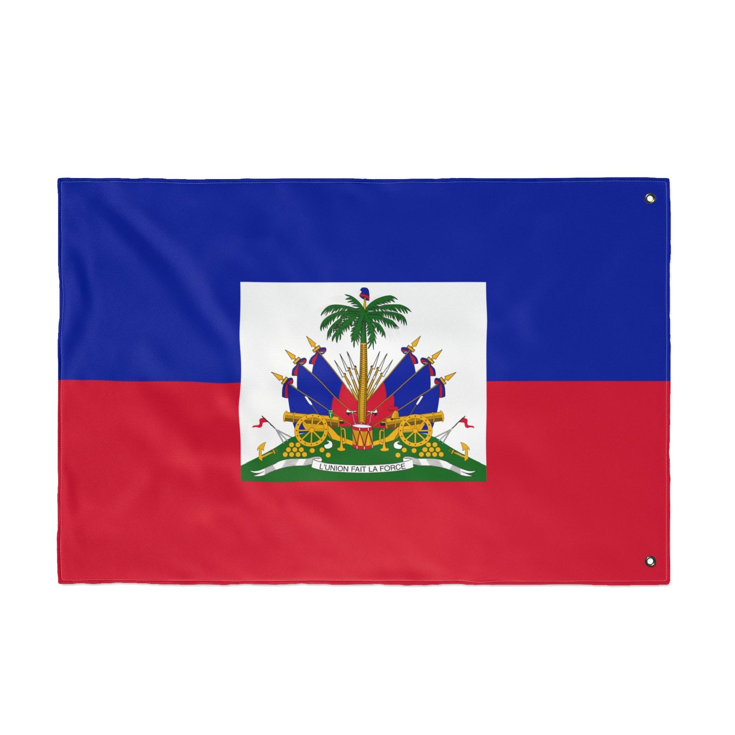 Haiti Flag Double Sided Flag | Nylon Garden Banner, 2-Sided Haitian Flag