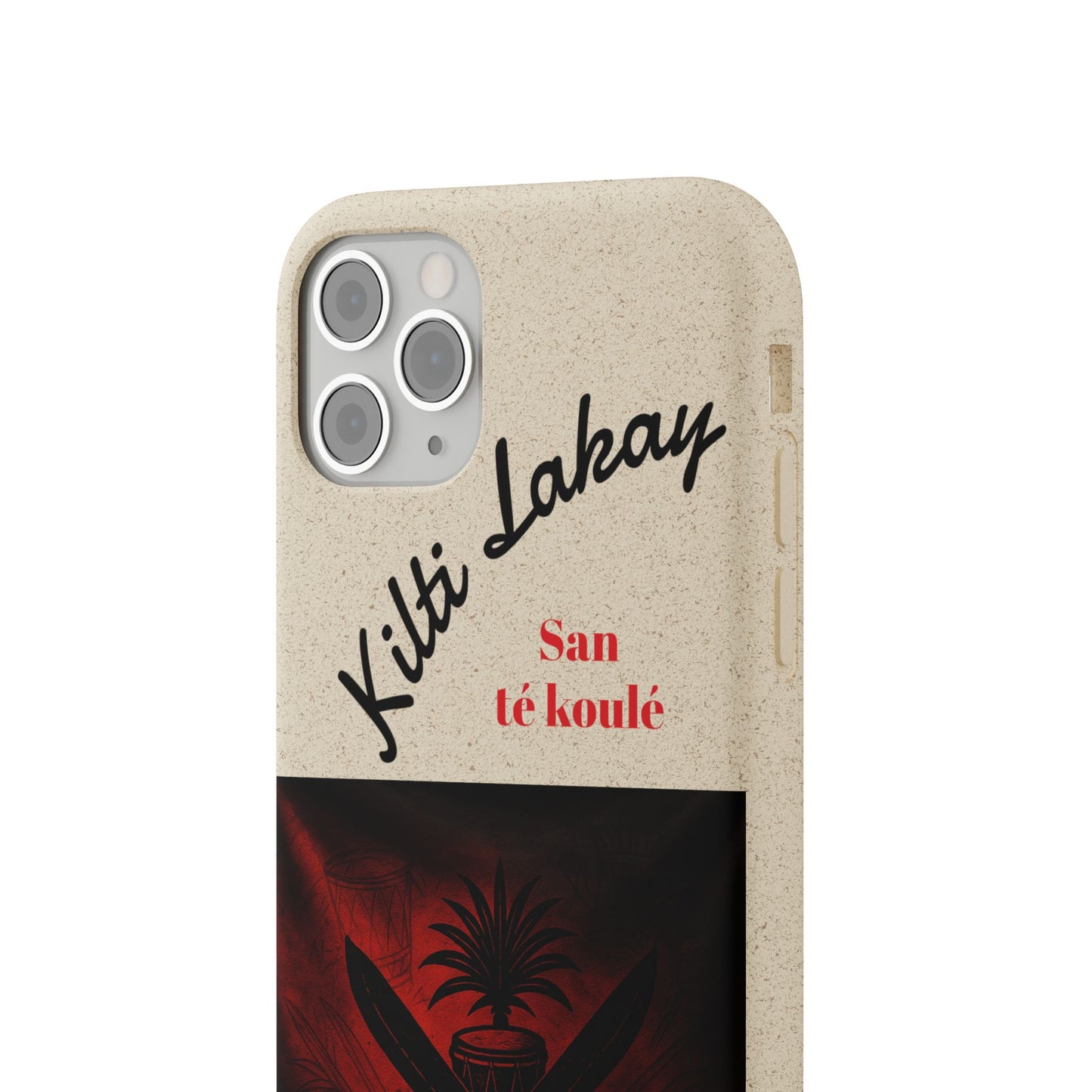 Kilti Lakay™ Eco-Friendly Phone Case | Biodegradable Sustainable Cover, Haitian Heritage