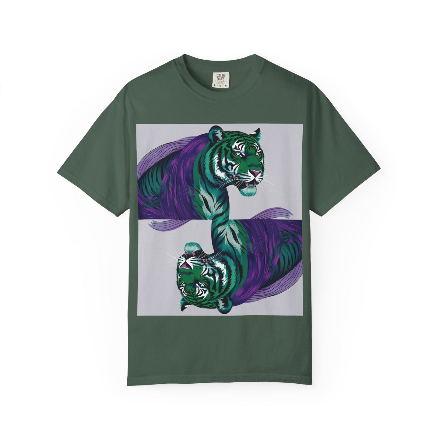 Royal Totems™ Twin Tiger Graphic Tee | Unique Creativity LLC