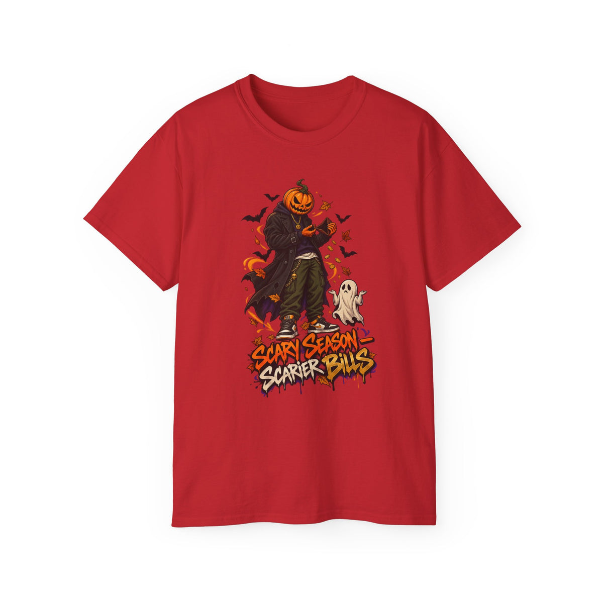 Scary Season, Scarier Bills – Bat Edition Unisex Halloween T-Shirt