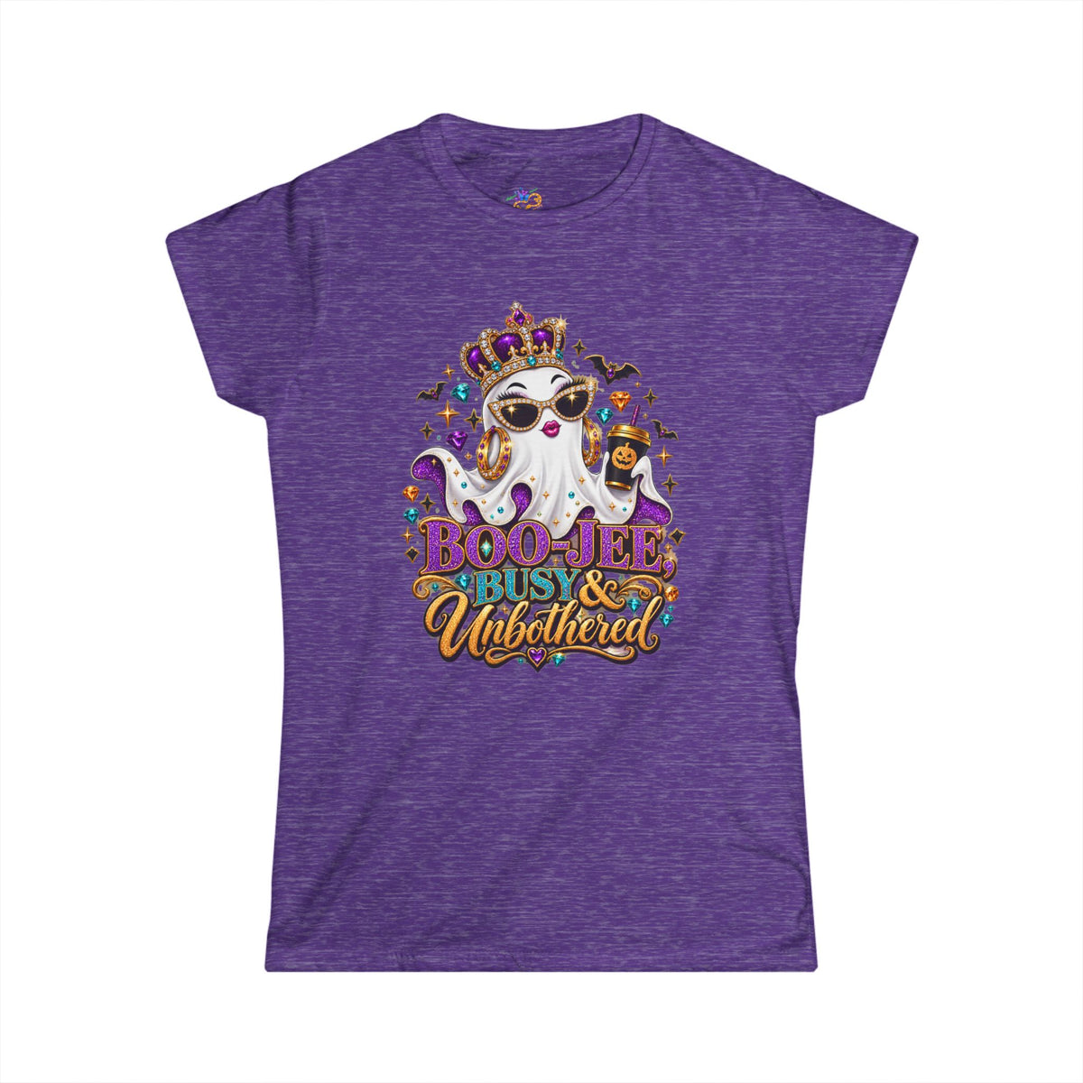 Boo-Jee, Busy & Unbothered Women’s Halloween Soft Tee
