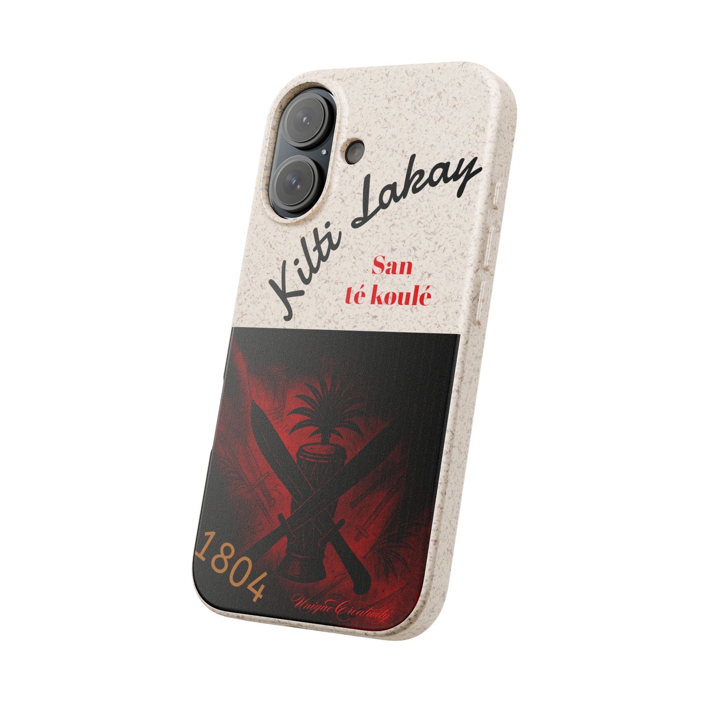 Kilti Lakay™ Eco-Friendly Phone Case | Biodegradable Sustainable Cover, Haitian Heritage