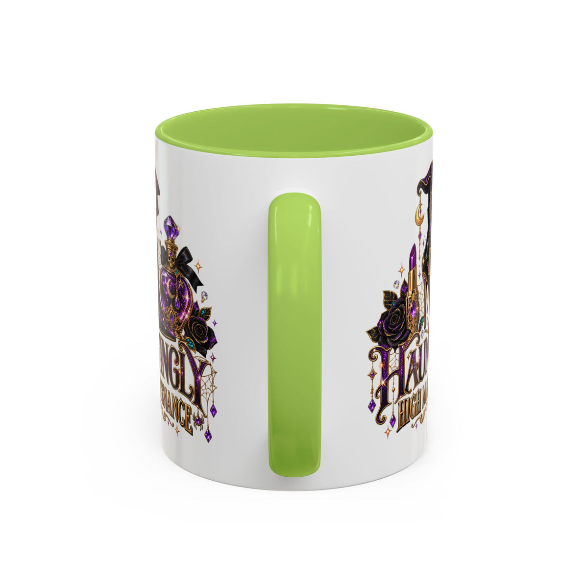 Hauntingly High Maintenance Halloween Mug – 11 oz Color Accent Coffee Cup